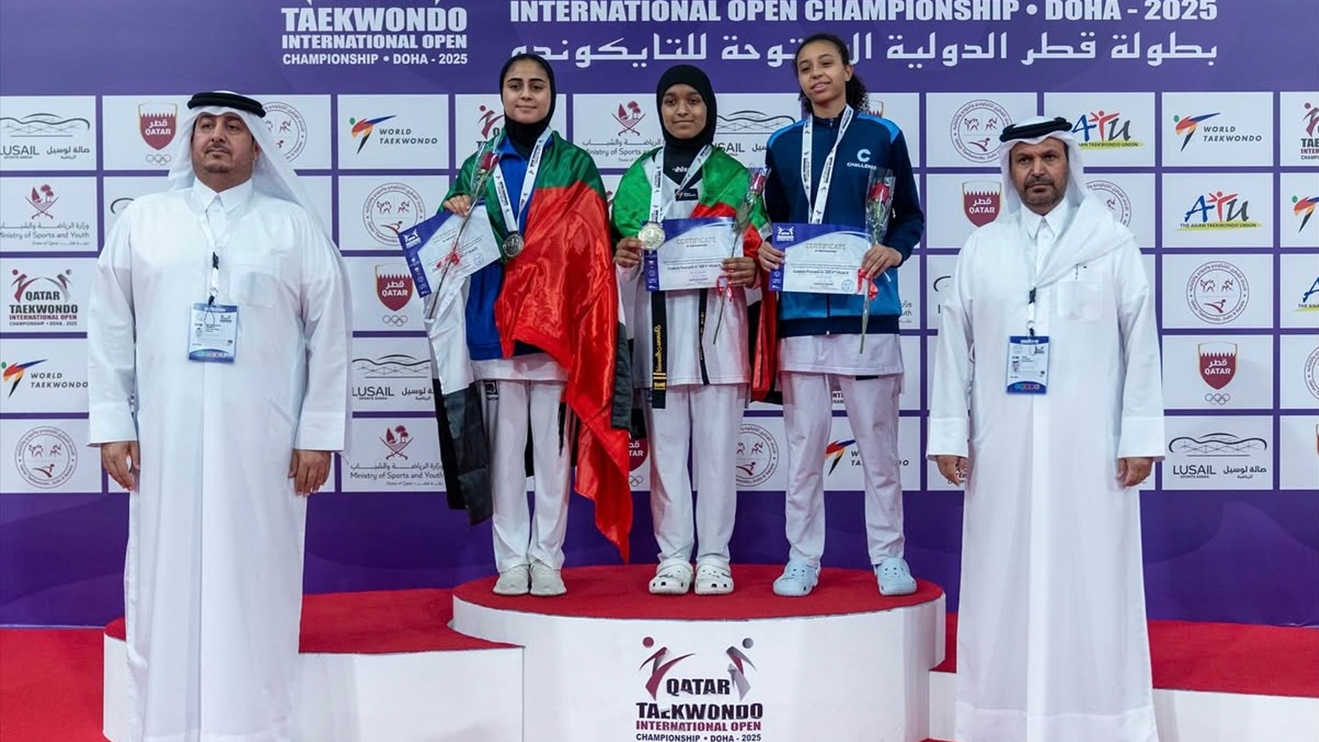 Sharjah women’s athletes excel at Qatar Open taekwondo 