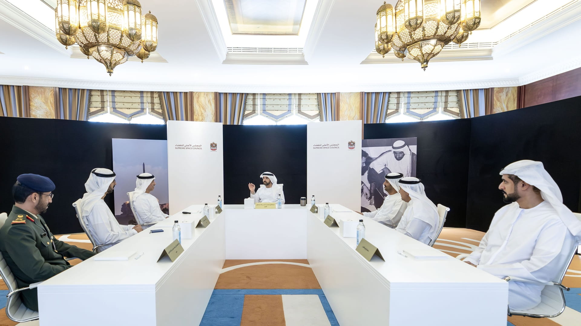 Hamdan bin Mohammed reviews space sector's new strategic approach 