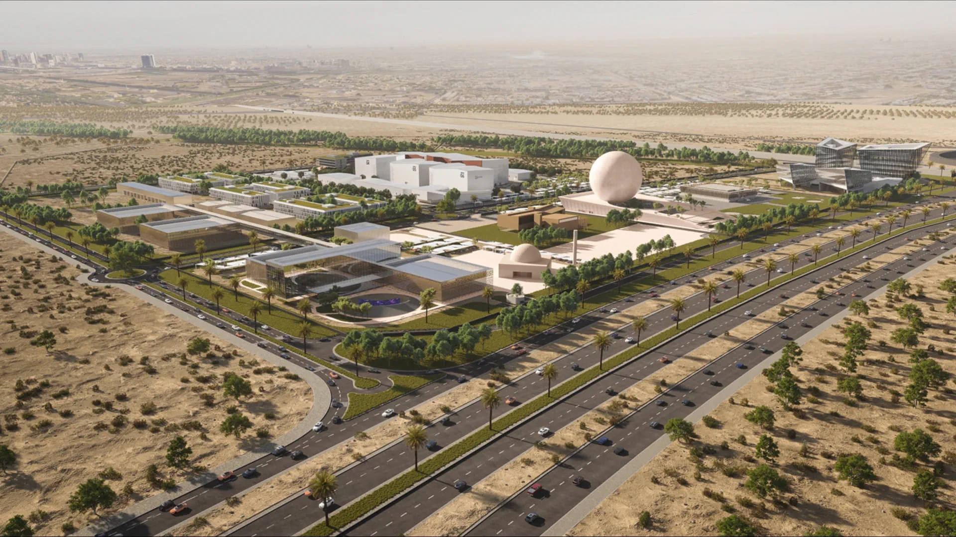 The approved design for Media Headquarters in Sharjah