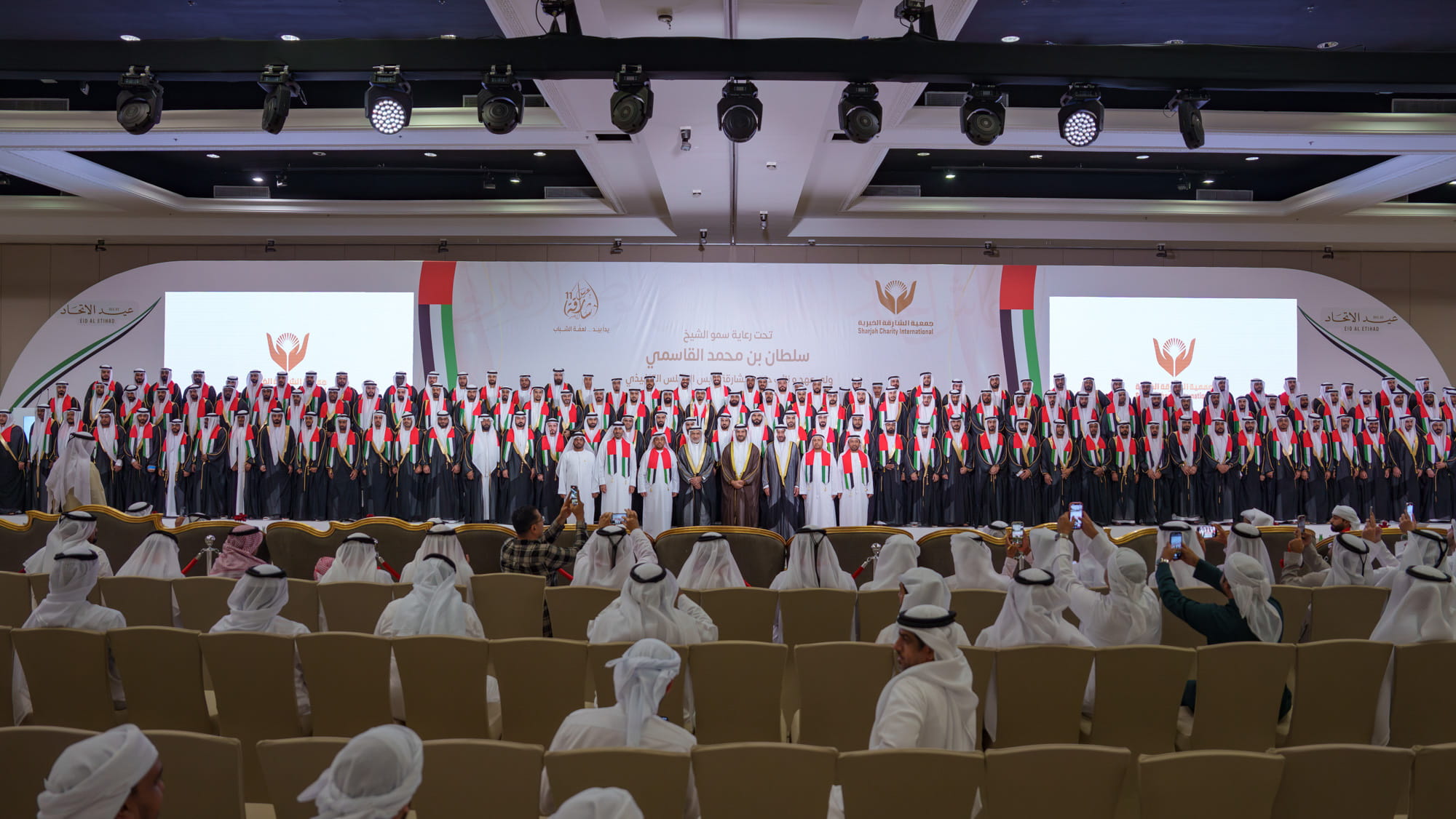 سلطان بن أحمد يشهد حفل العرس الجماعي الـ11 لجمعية الشارقة الخيرية