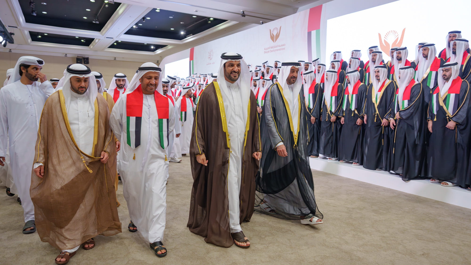 سلطان بن أحمد يشهد حفل العرس الجماعي الـ11 لجمعية الشارقة الخيرية