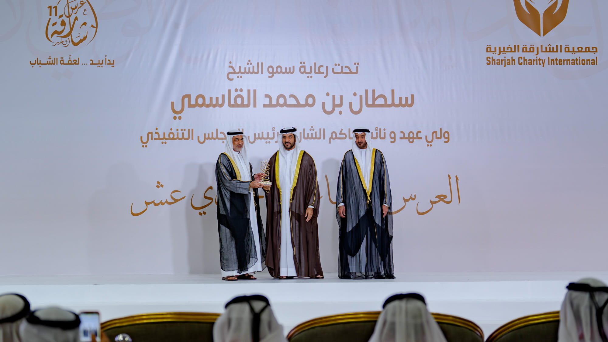 سلطان بن أحمد يشهد حفل العرس الجماعي الـ11 لجمعية الشارقة الخيرية