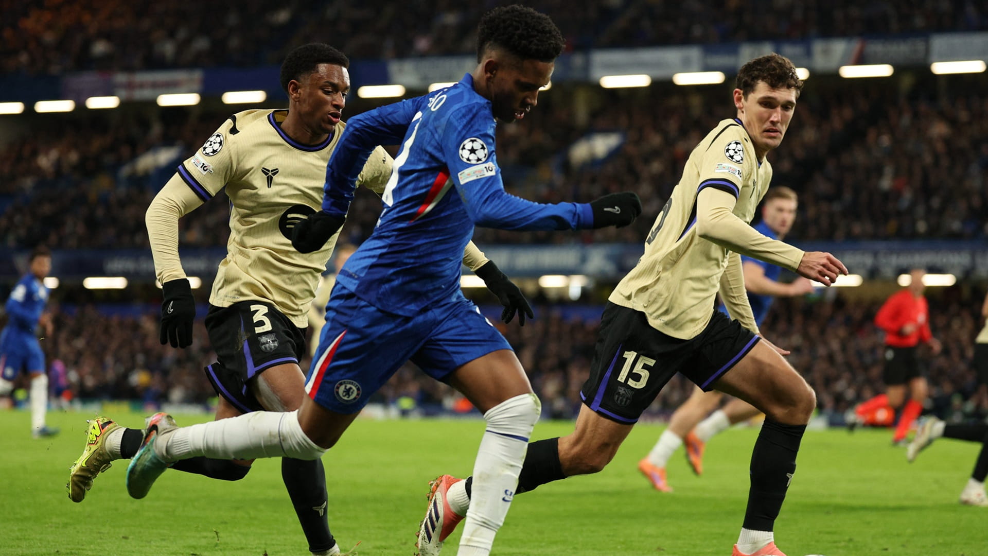 تشلسي يقسو على برشلونة في دوري أبطال أوروبا 