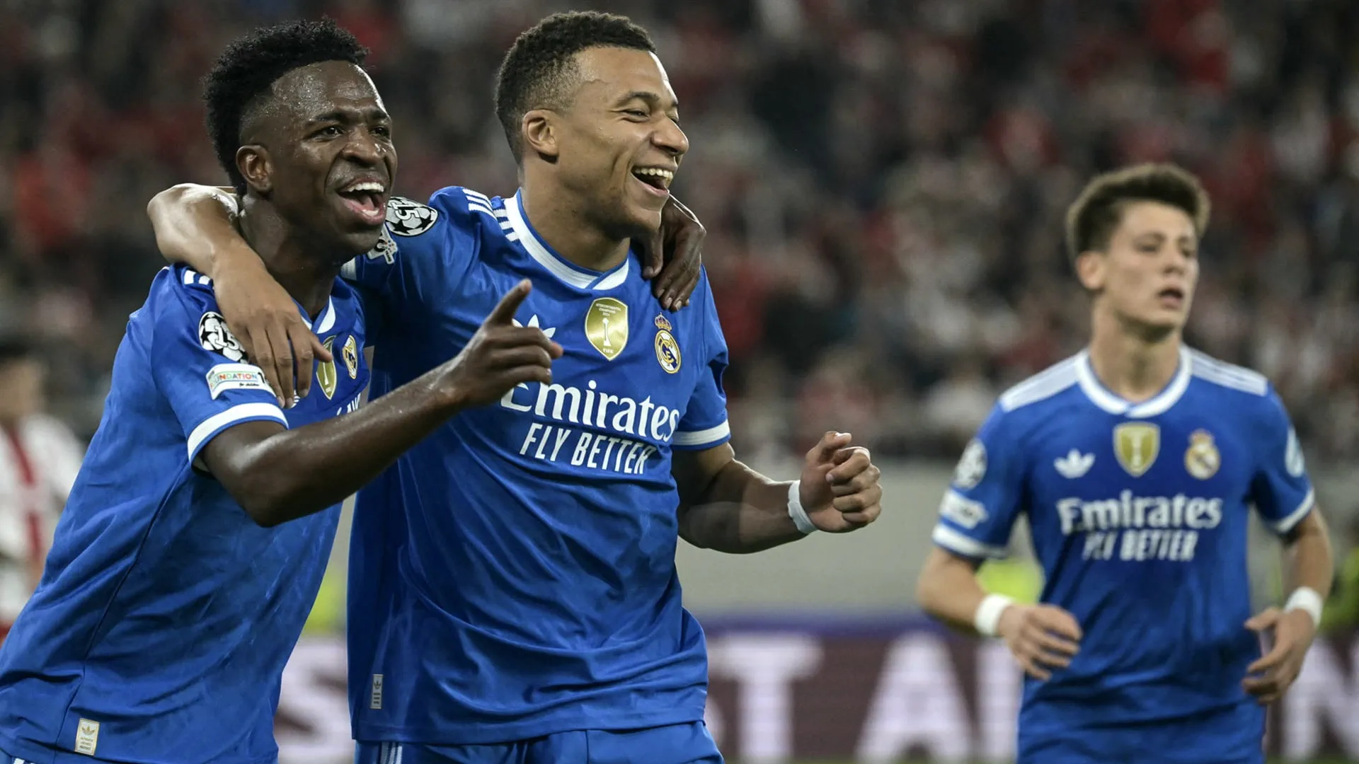 Real Madrid overcomes Olympiacos in the Champions League 