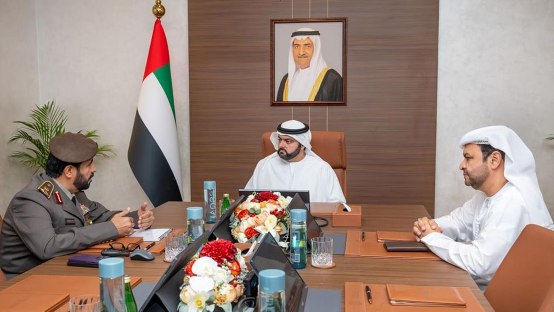 صورة بعنوان: محمد الشرقي يلتقي المدير التنفيذي للإقامة وشؤون الأجانب  