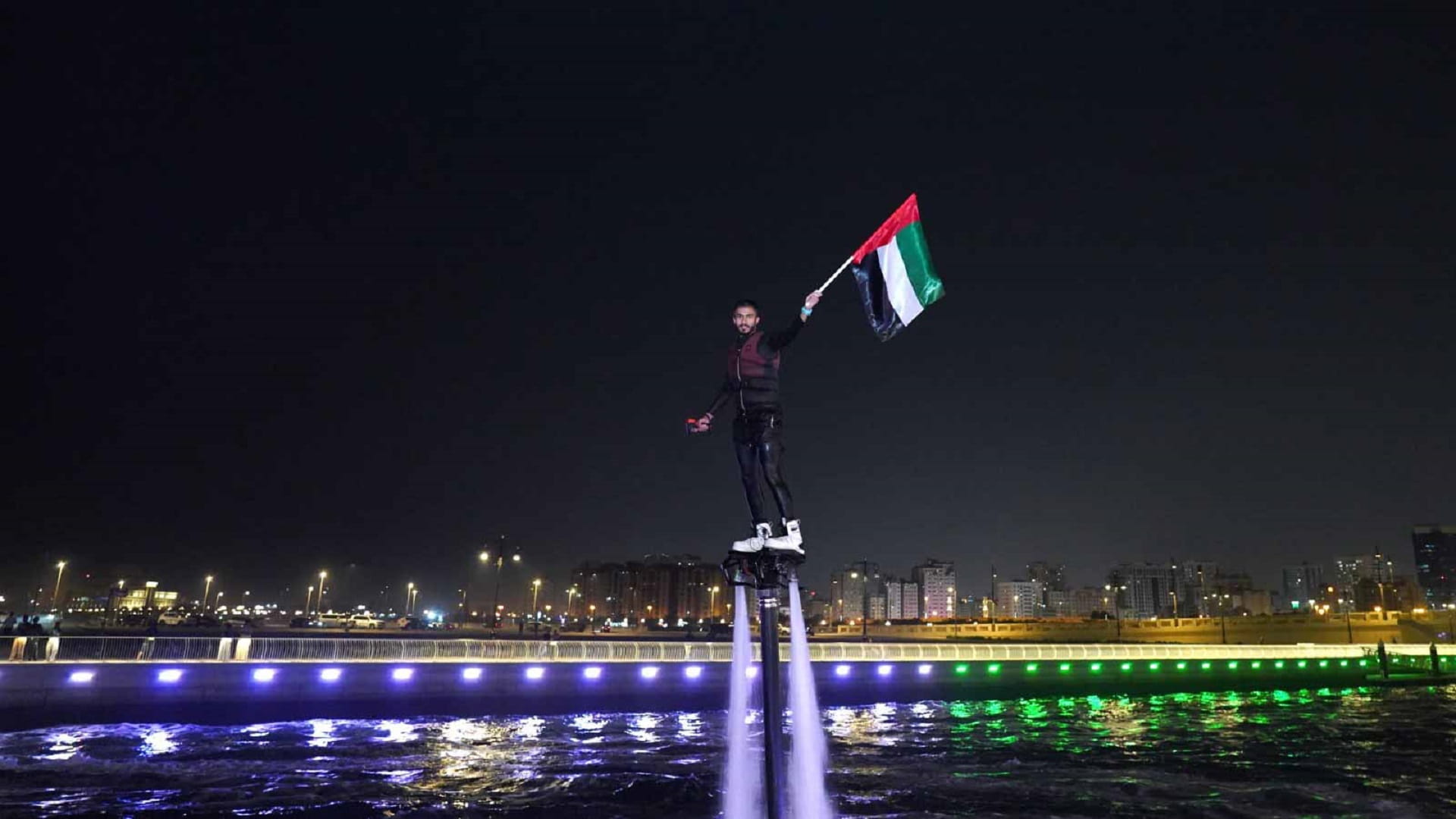 احتفالات عيد الاتحاد الـ54 تنطلق في قناة اللية المائية  