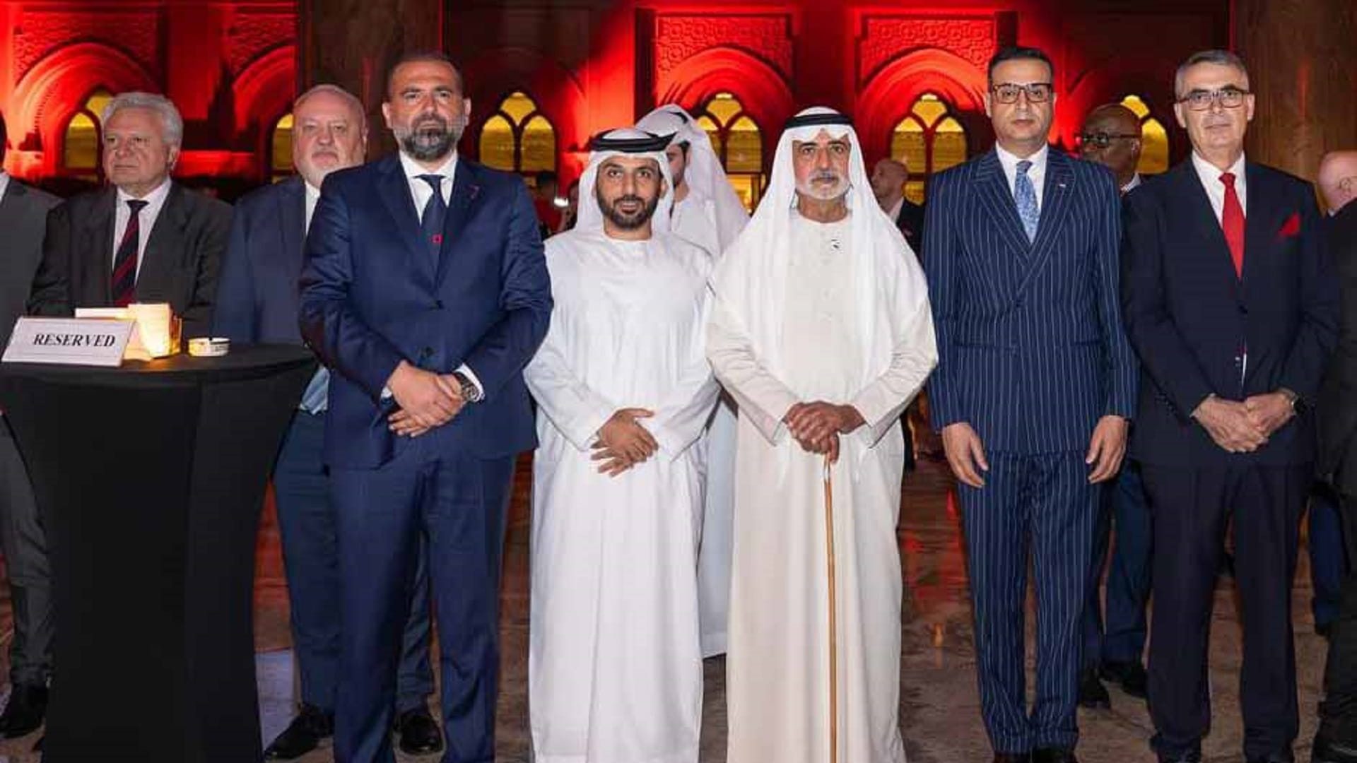 نهيان بن مبارك يحضر حفل سفارة ألبانيا بيومها الوطني