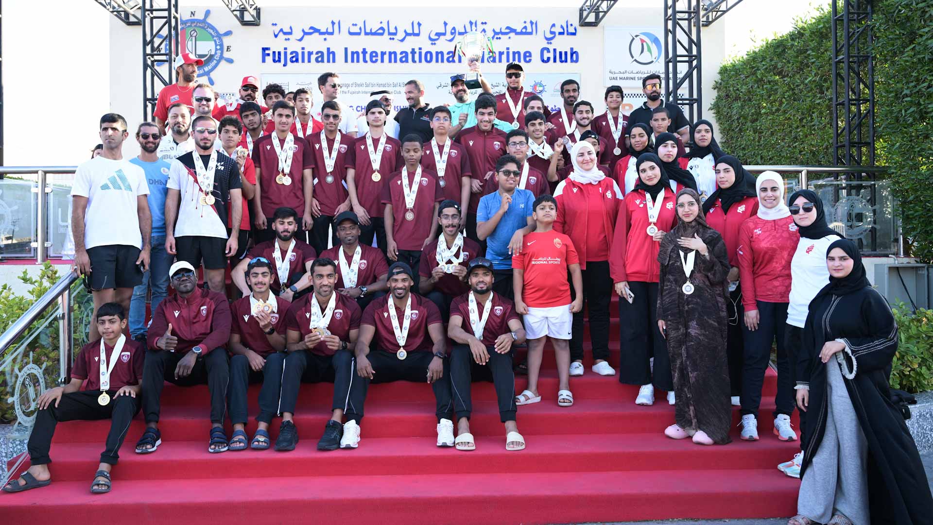 "تجديف" الحمرية بطلاً للجولة الرابعة من بطولة الإمارات 