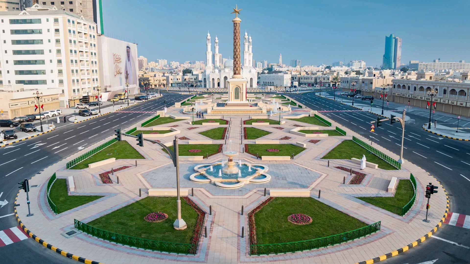 Sharjah Ruler inaugurates Independence Square Project 