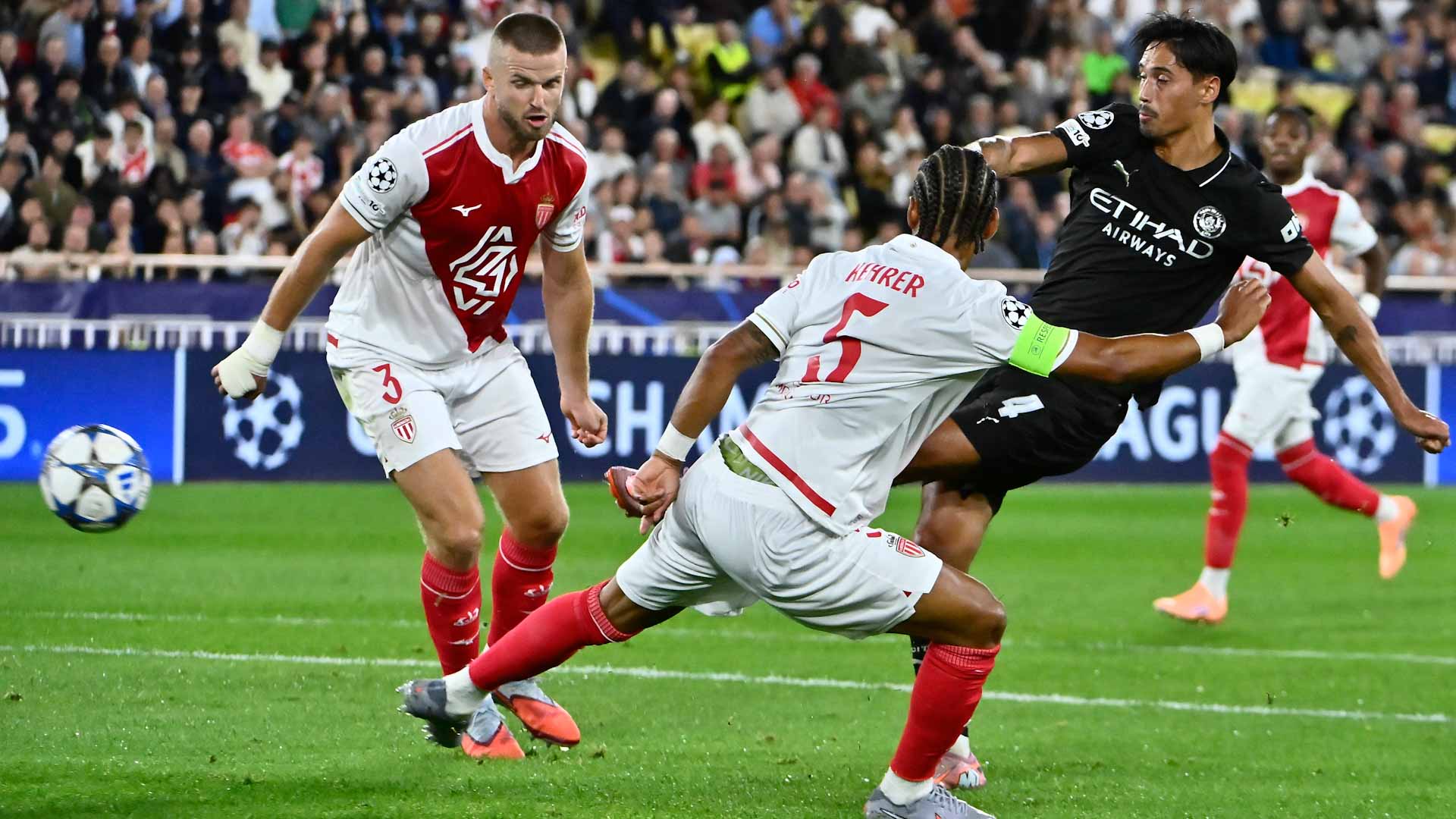 Monaco steals late 2-2 draw against Man City in Champions League 