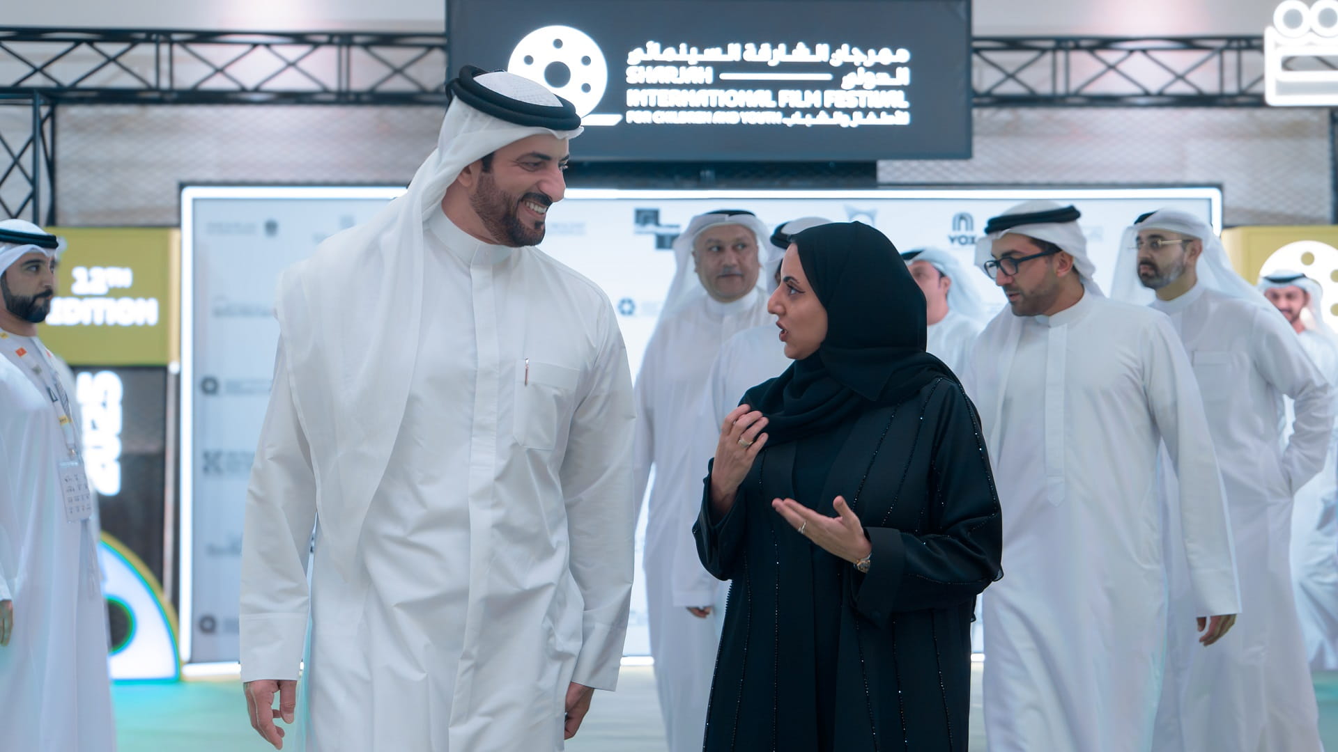 سلطان بن أحمد يطلق مهرجان الشارقة السينمائي الدولي للأطفال والشباب