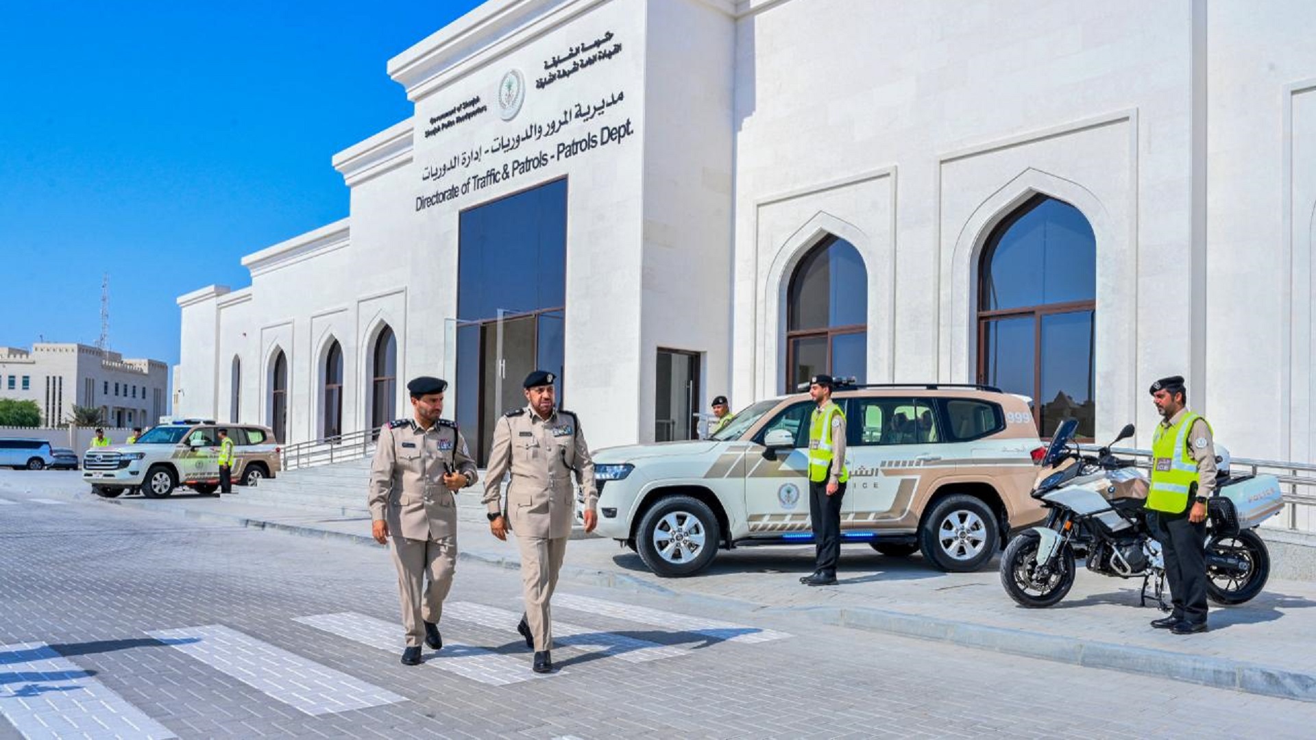 Bin Amer inaugurates the Patrols Department building in Al Ramtha 