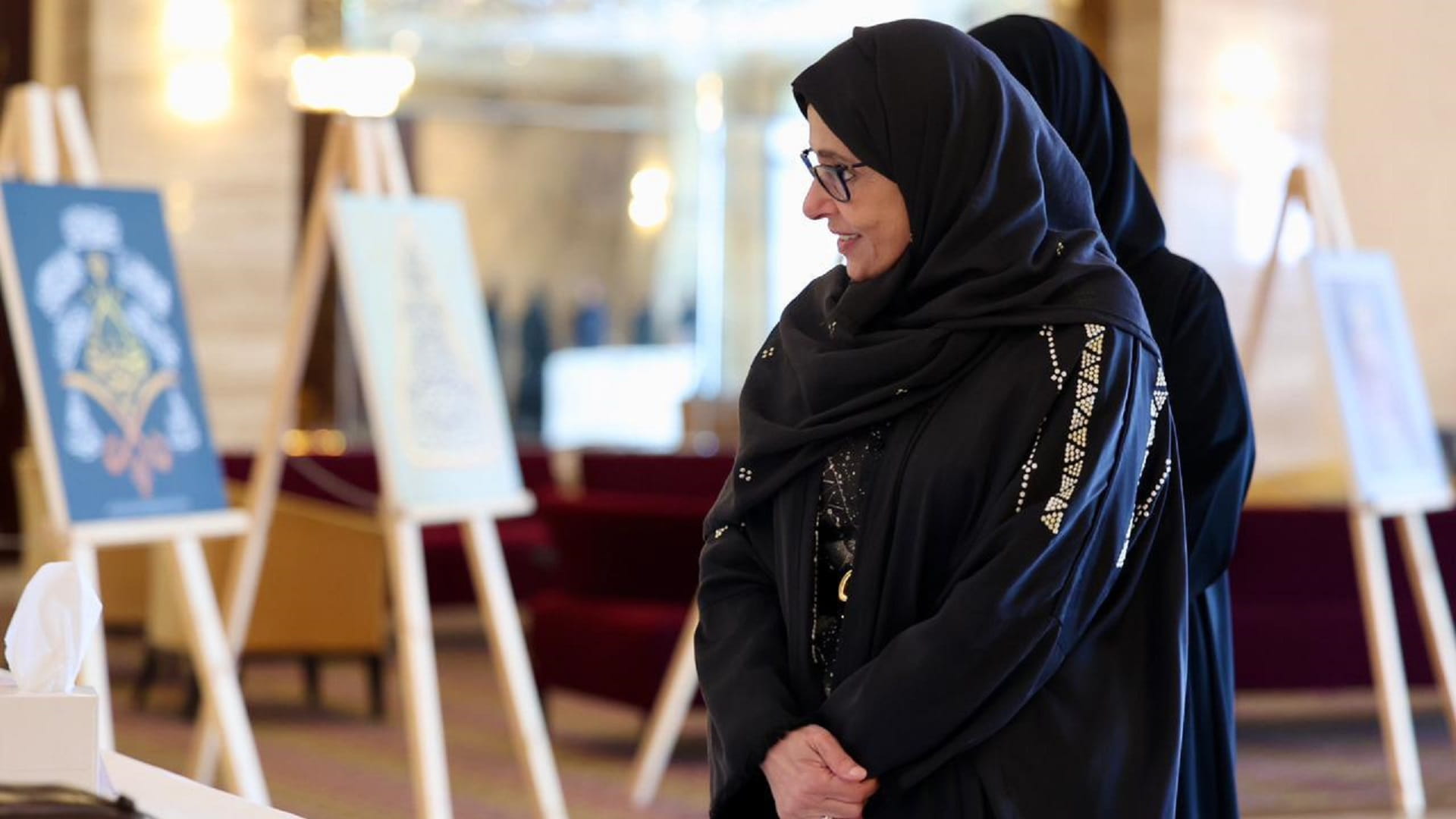 جواهر القاسمي تشهد انطلاق ملتقى الشارقة الثقافي الثاني 