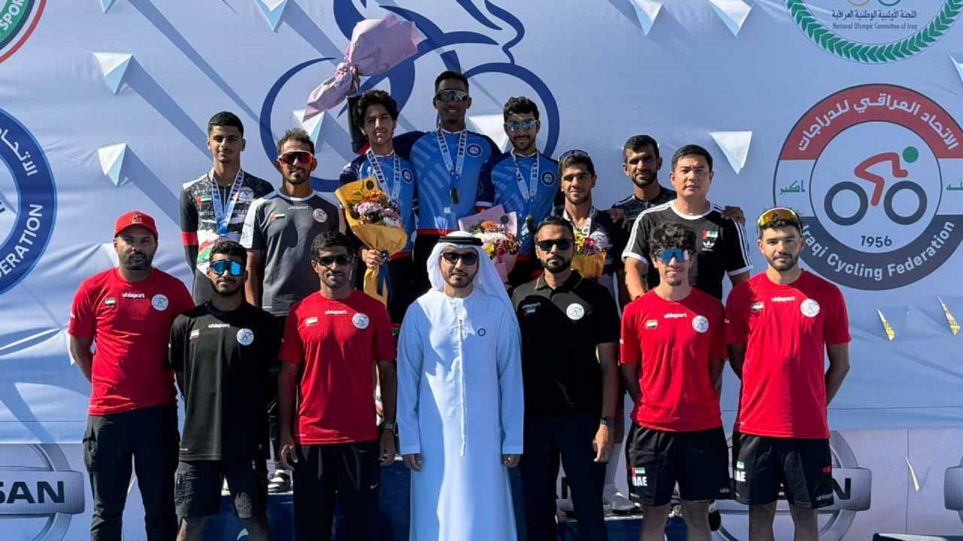 منتخب الإمارات للدراجات يرفع رصيده إلى 13 ميدالية بالبطولة العربية 