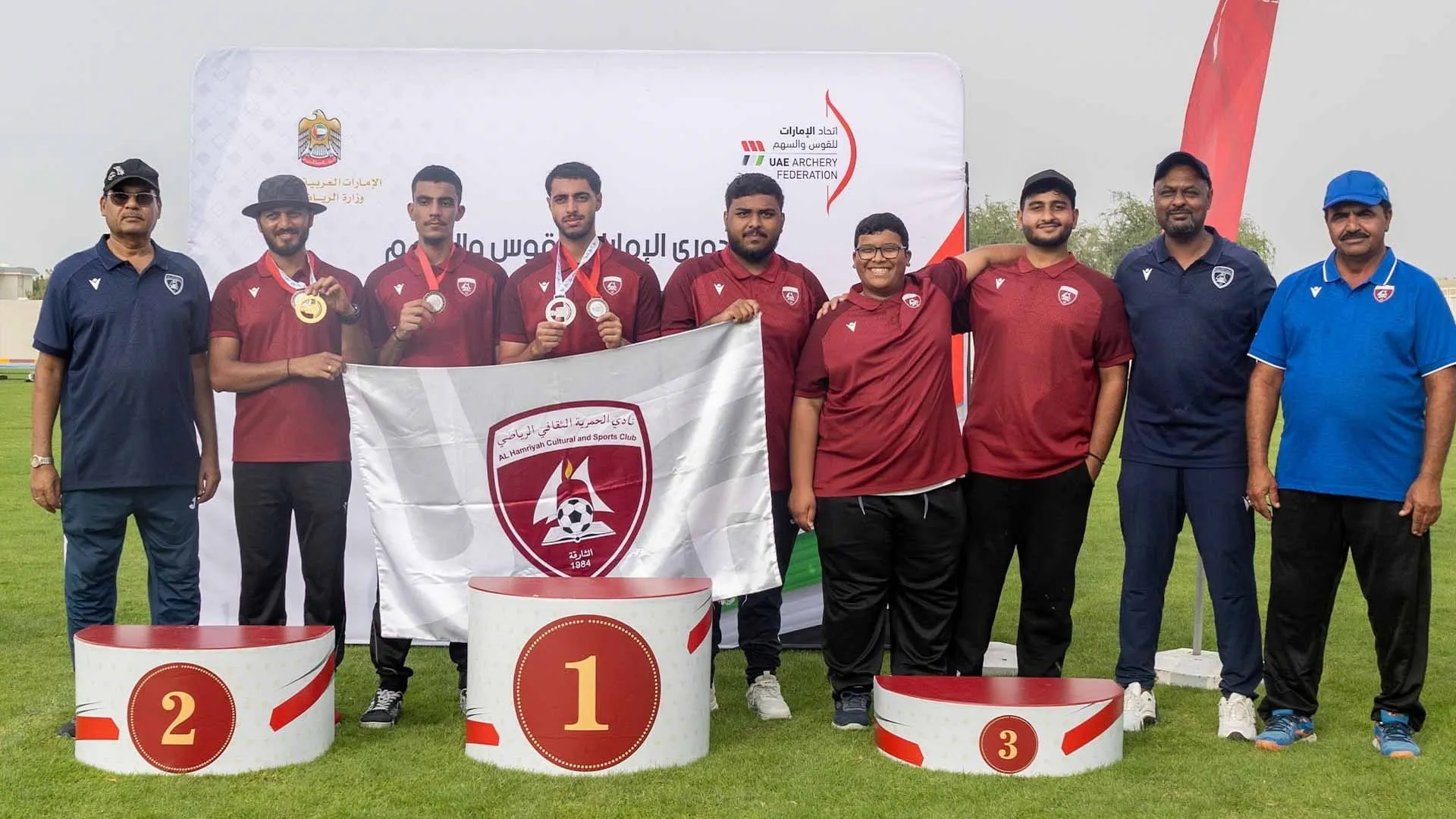 Al Hamriyah Archery Team wins 3 medals in UAE League 