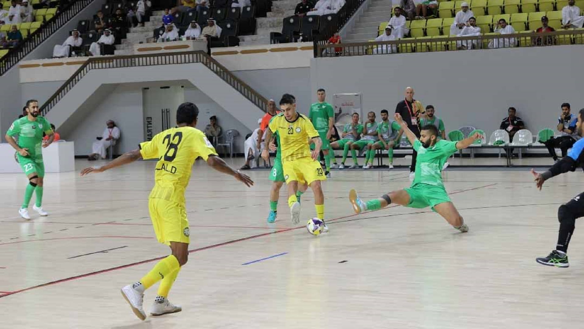 كلباء يبدأ مشواره في دوري الصالات بفوزٍ كبير على دبا الحصن 