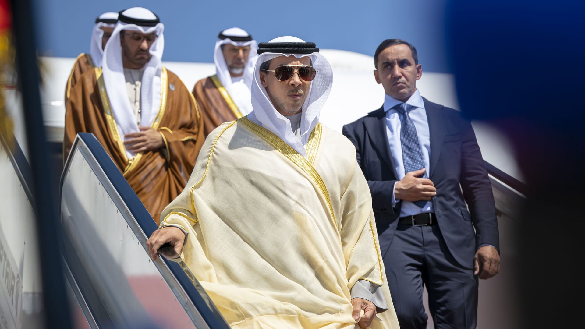 Mansour bin Zayed arrives in Egypt for Sharm El Sheikh Summit 