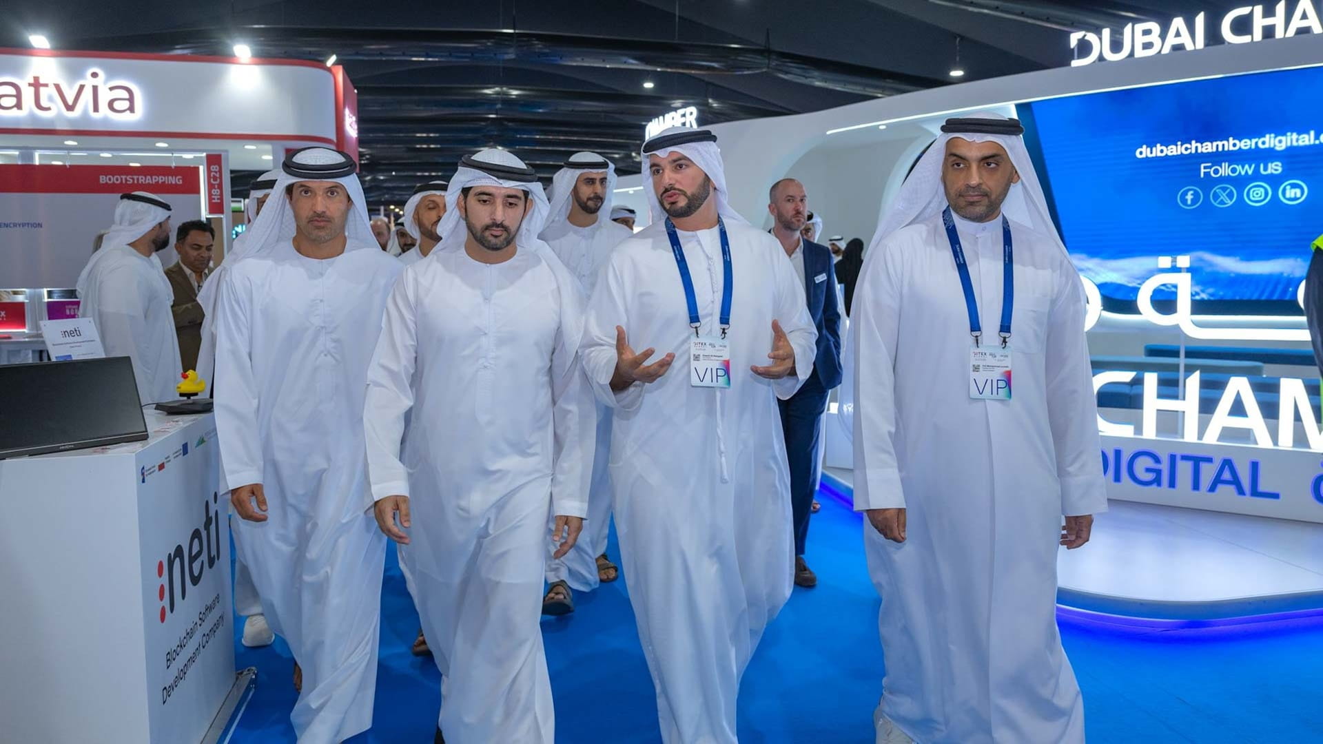 Hamdan bin Mohammed tours Expand North Star 2025 