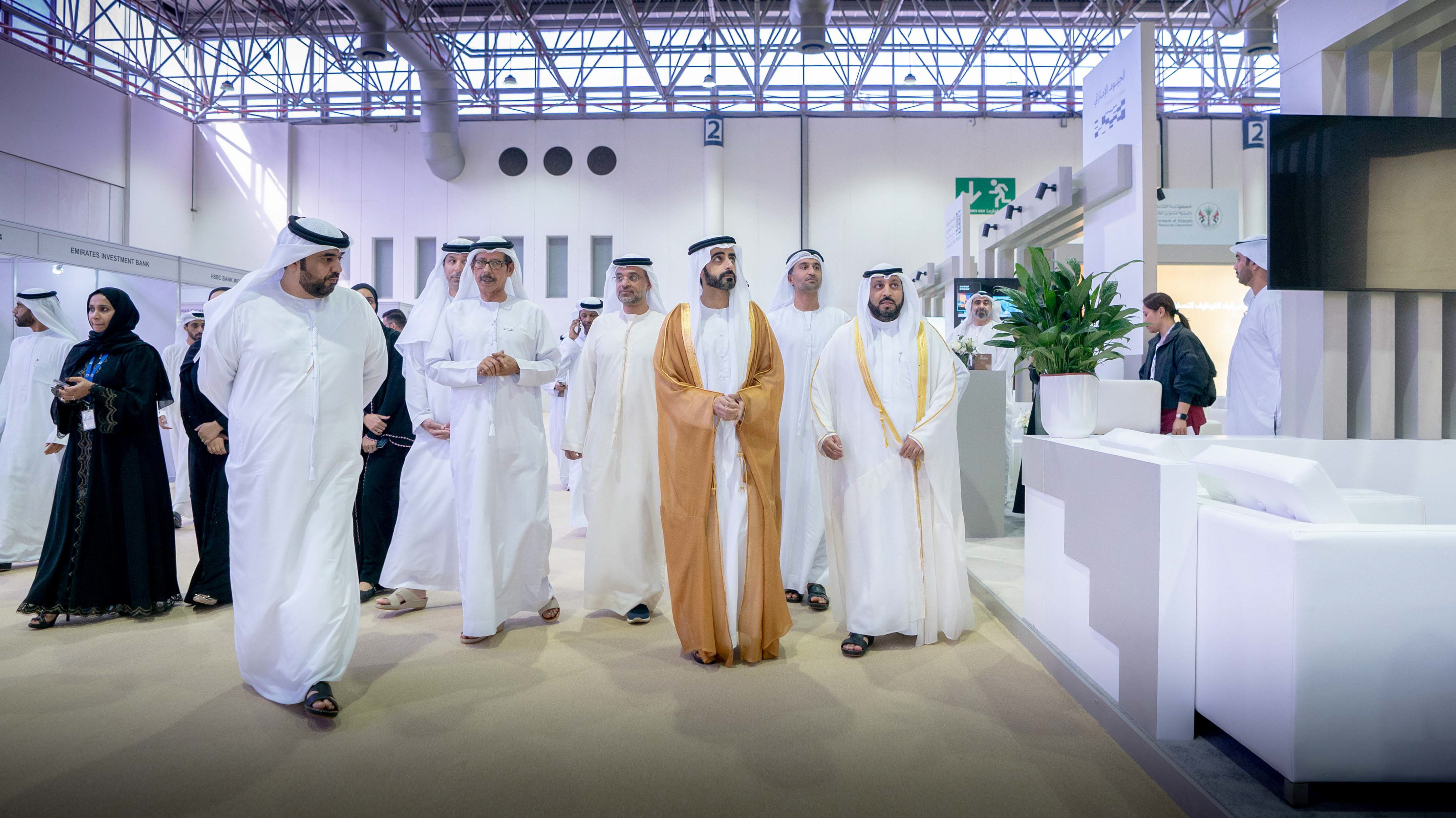 سالم بن عبد الرحمن يفتتح معرض "إثراء" للتوظيف بإكسبو الشارقة