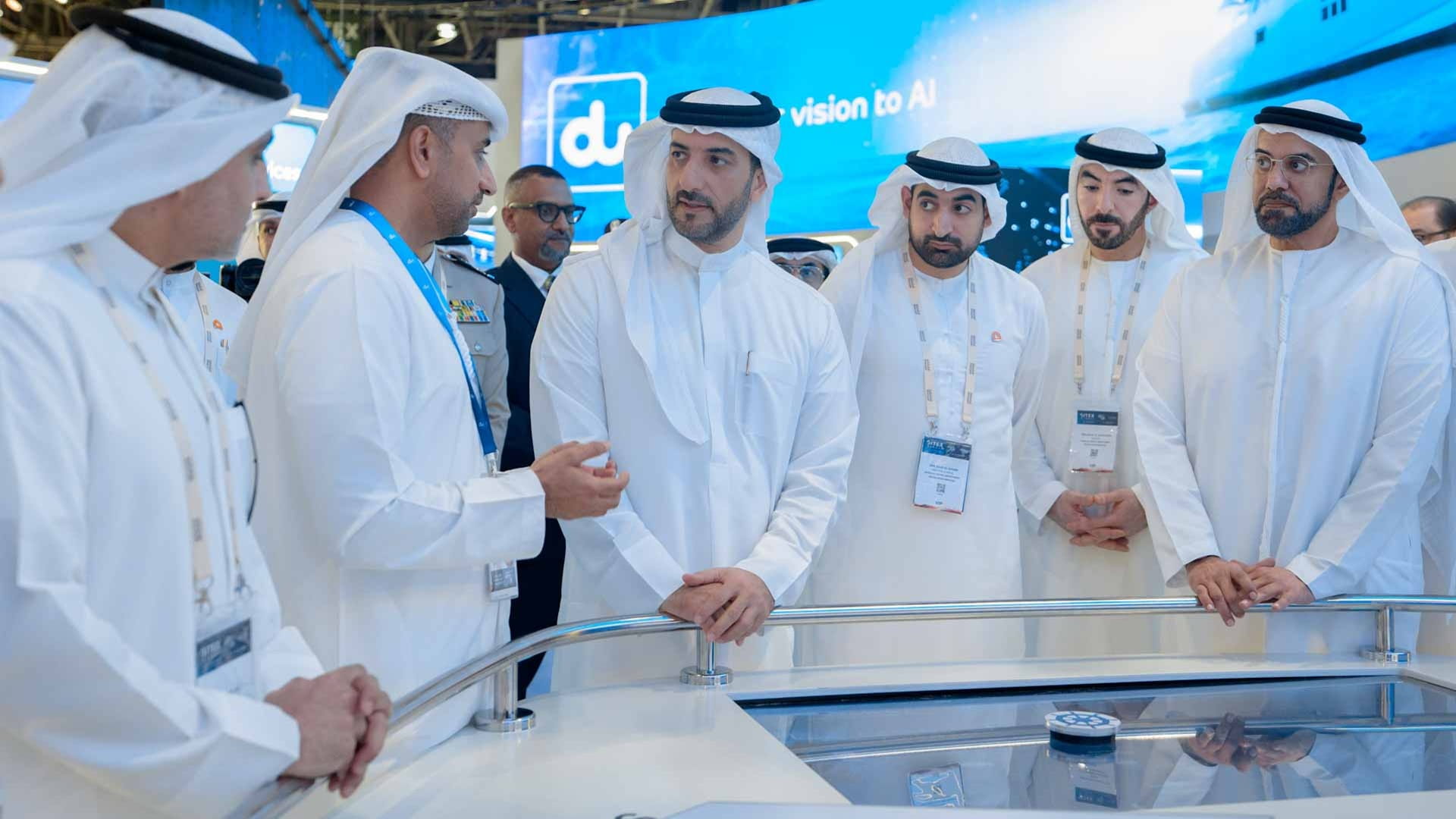 Sultan bin Ahmed visits GITEX Global 2025 2