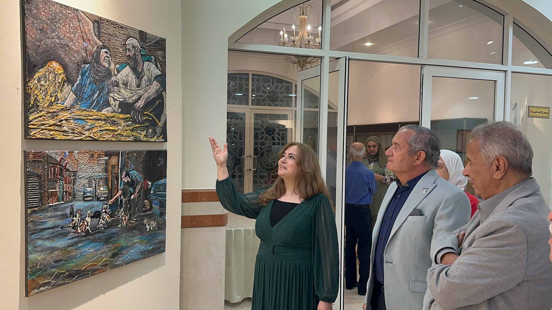 Arab Cultural Club hosts faces and tales art exhibition  