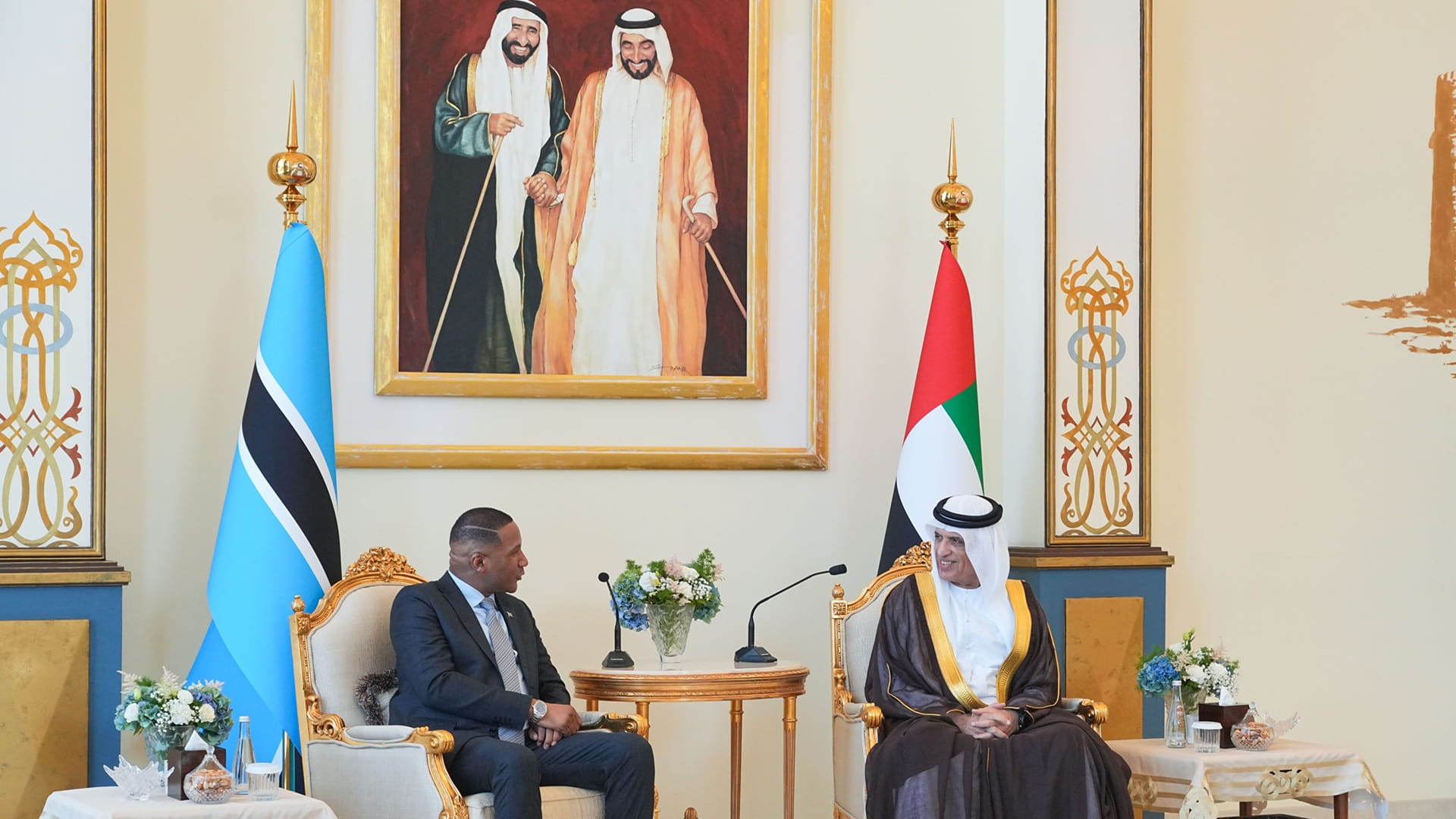 RAK Ruler receives President of Botswana 