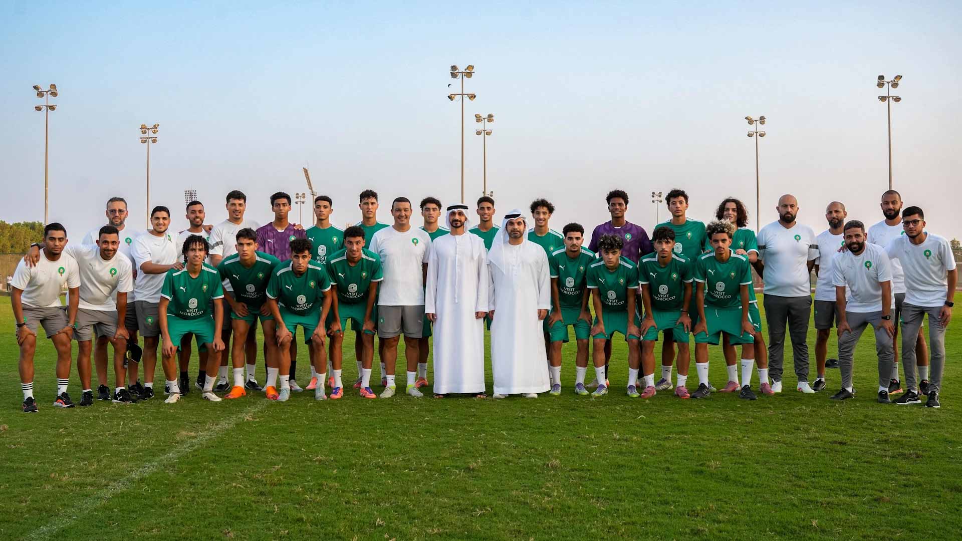 Al Hamriyah welcomes and honours Morocco U-17 National Team 