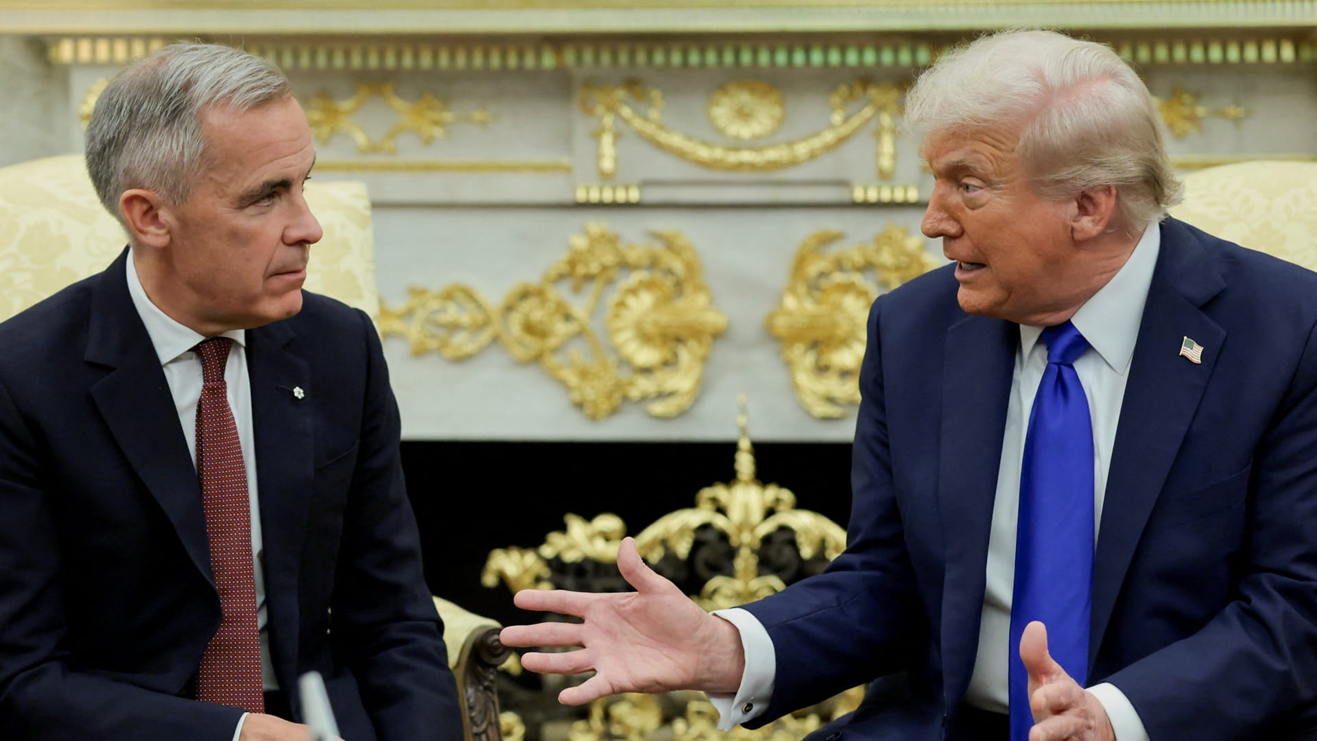 ترامب يعلن إنهاء جميع المحادثات التجارية مع كندا