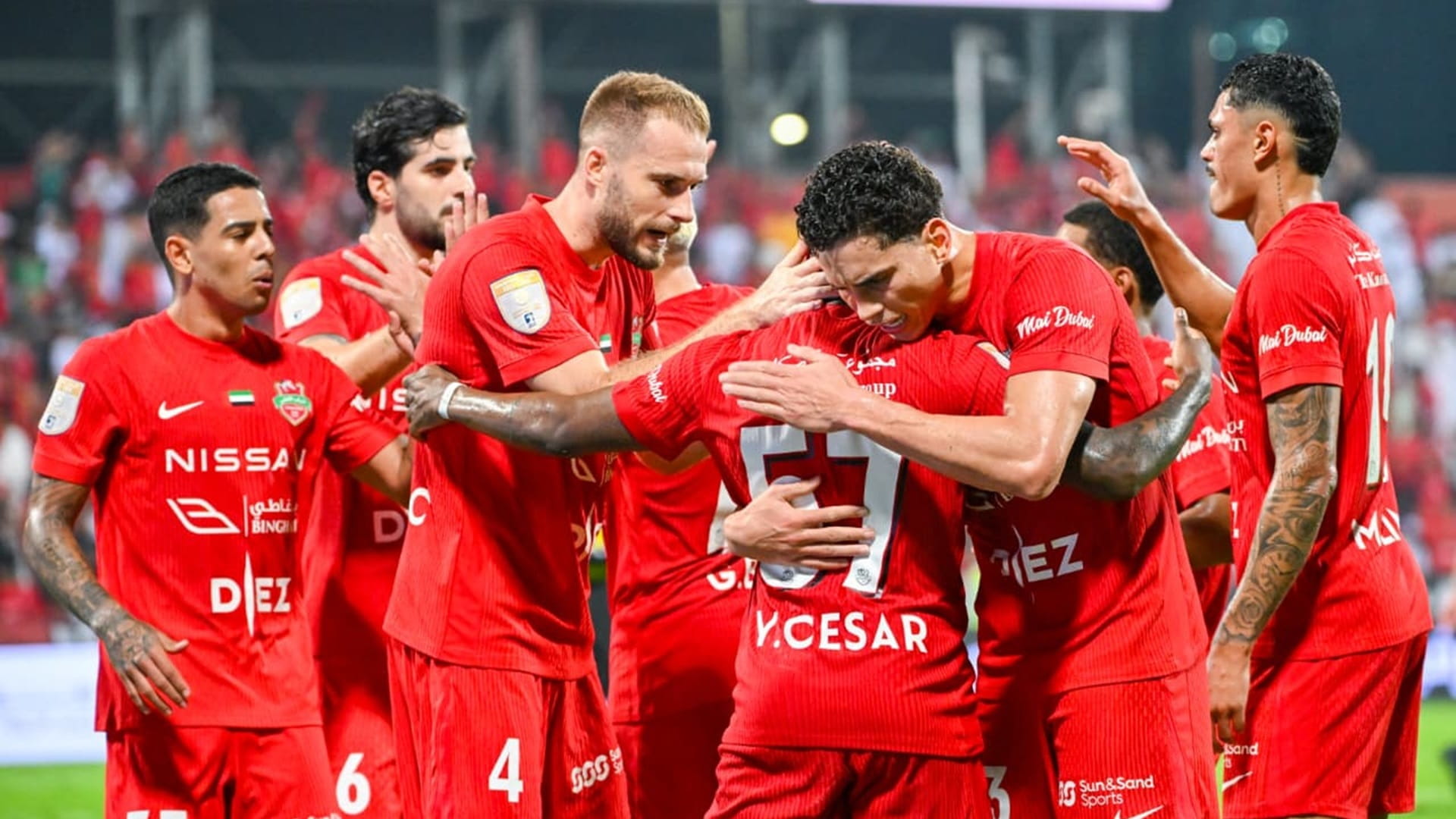 Shabab Al Ahli defeats Sharjah in 7th Round of ADNOC Pro League 