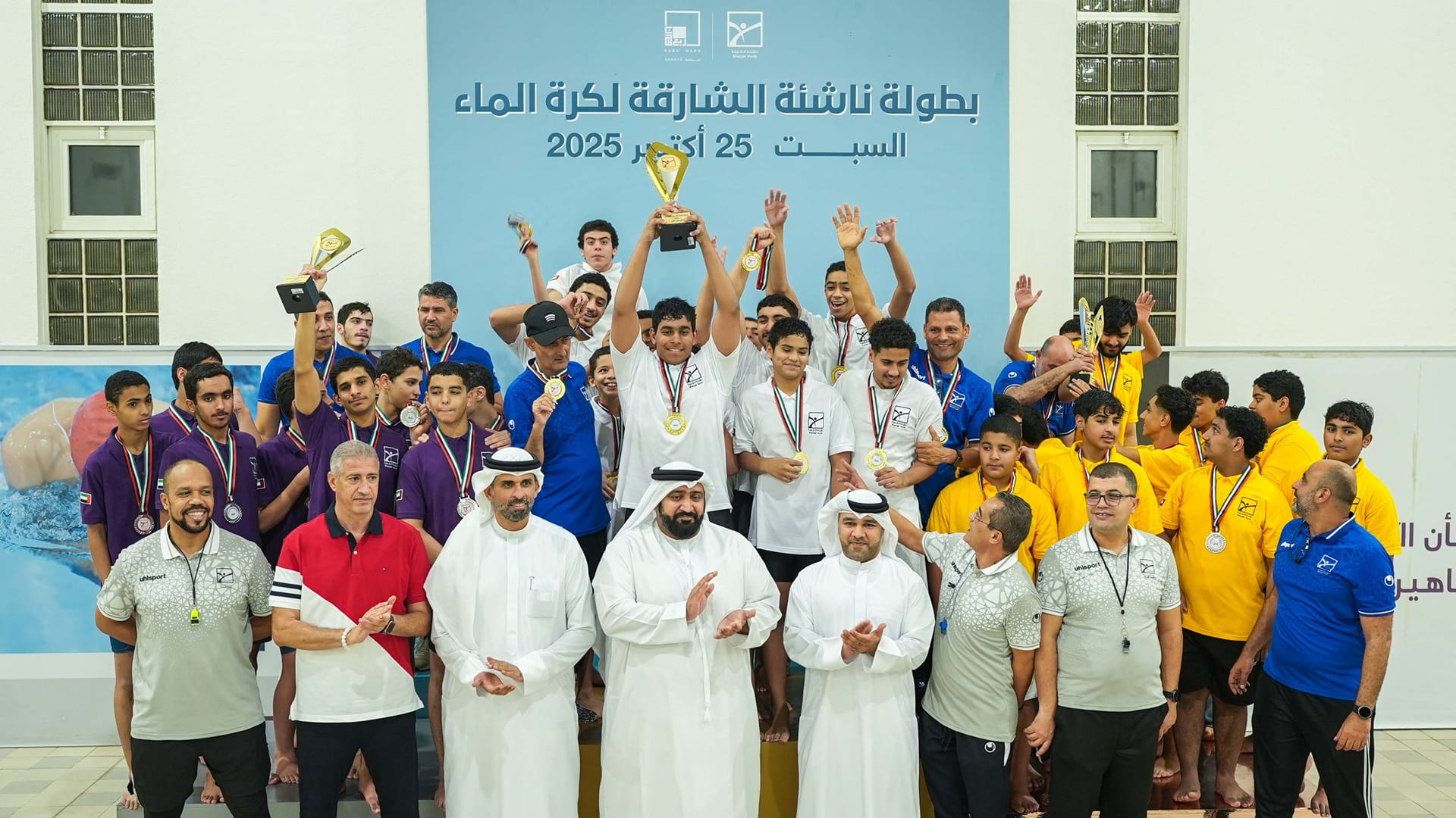 Sharjah Youth’s Wasit team wins Water Polo Championship 