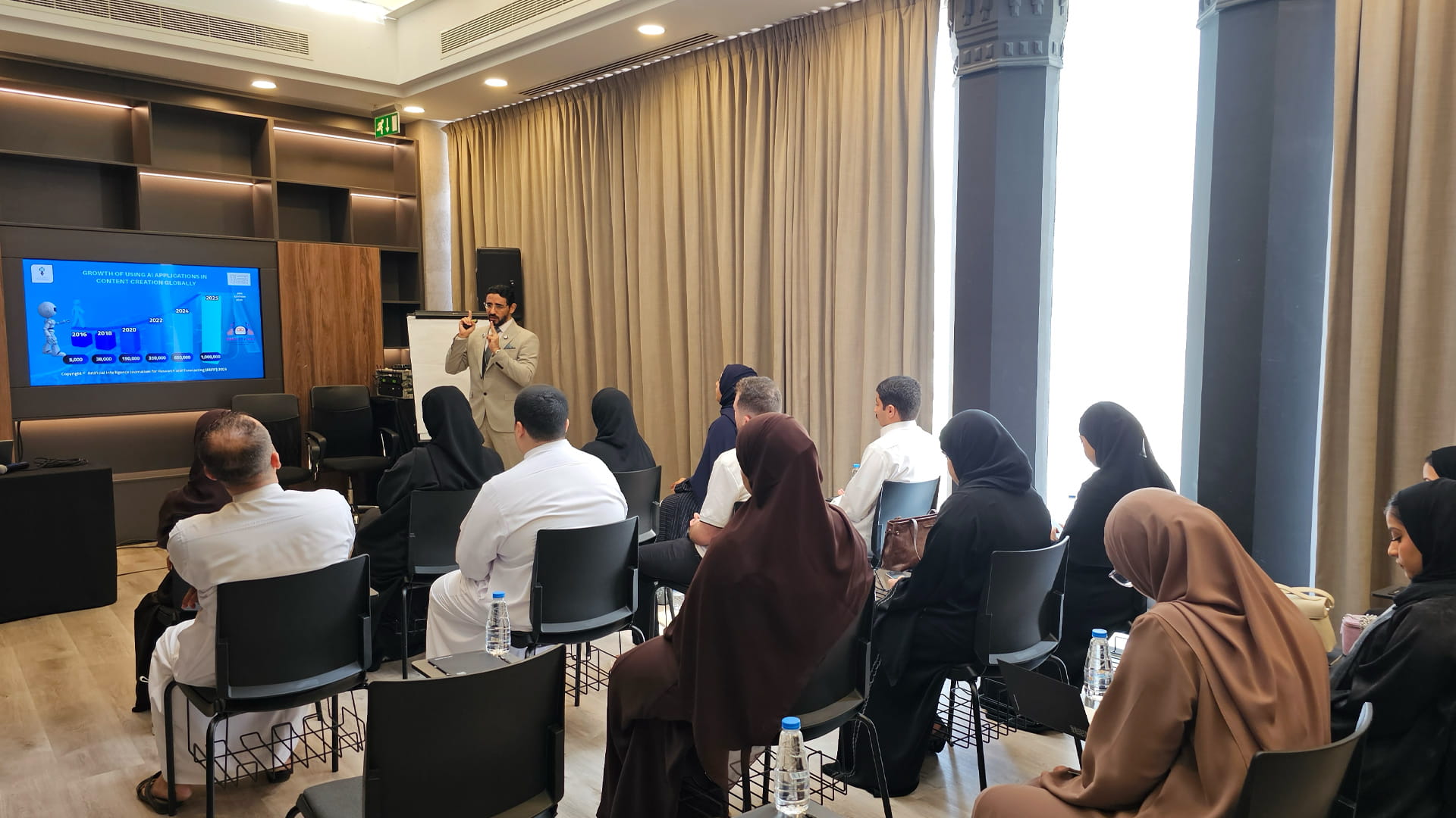 Image for the title: AI to develop government media content 