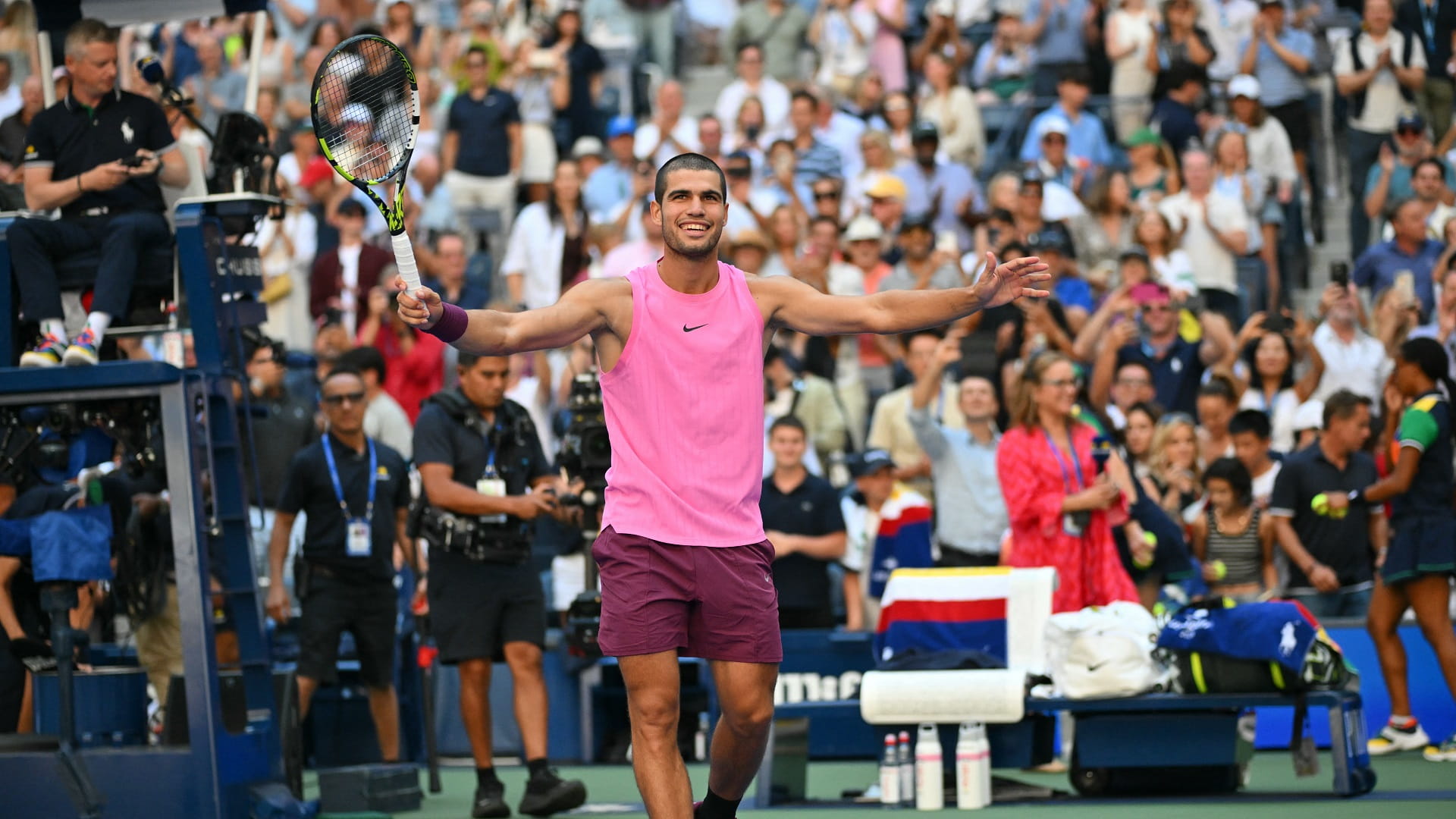 ألكاراز يتأهل لربع النهائي في بطولة أميركا للتنس  