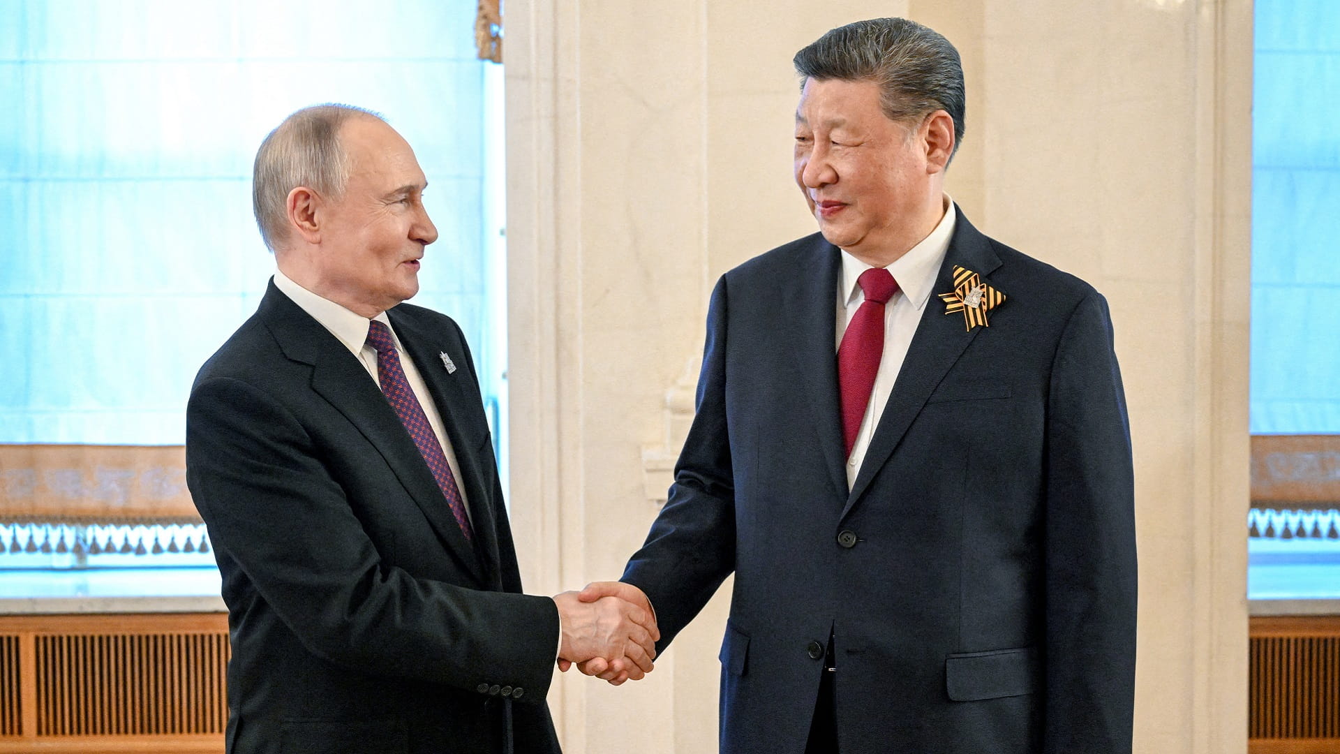 انطلاق محادثات بين الرئيسين الصيني والروسي في بكين