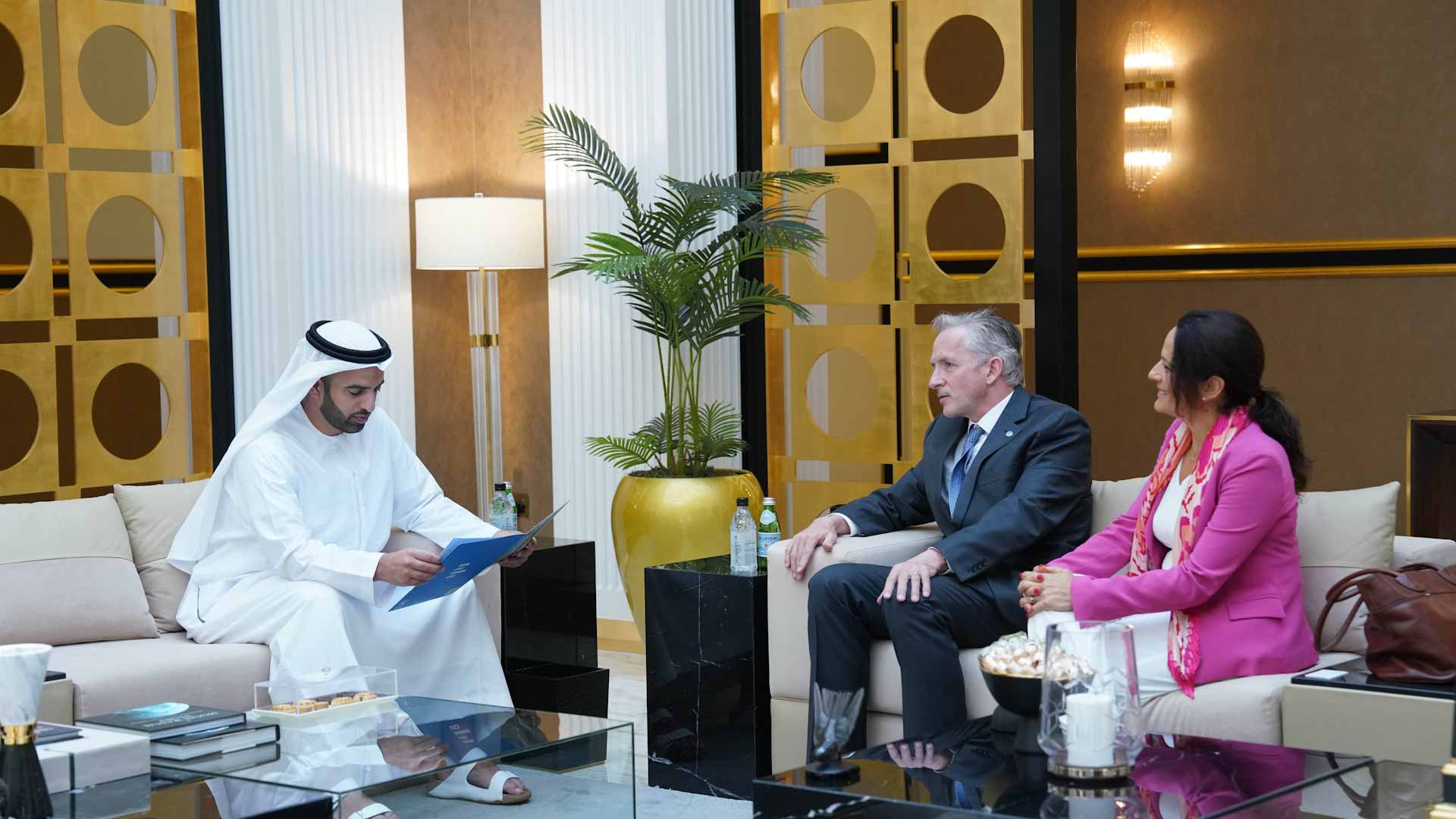 RAK Crown Prince welcomes WFP Representative to GCC 
