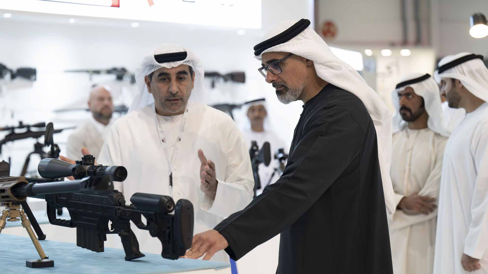 Khaled bin Mohamed bin Zayed visits ADIHEX 2025 