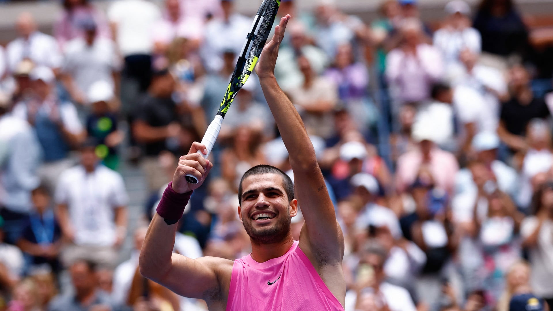 الإسباني ألكاراز يتأهل إلى نصف نهائي بطولة أميركا  