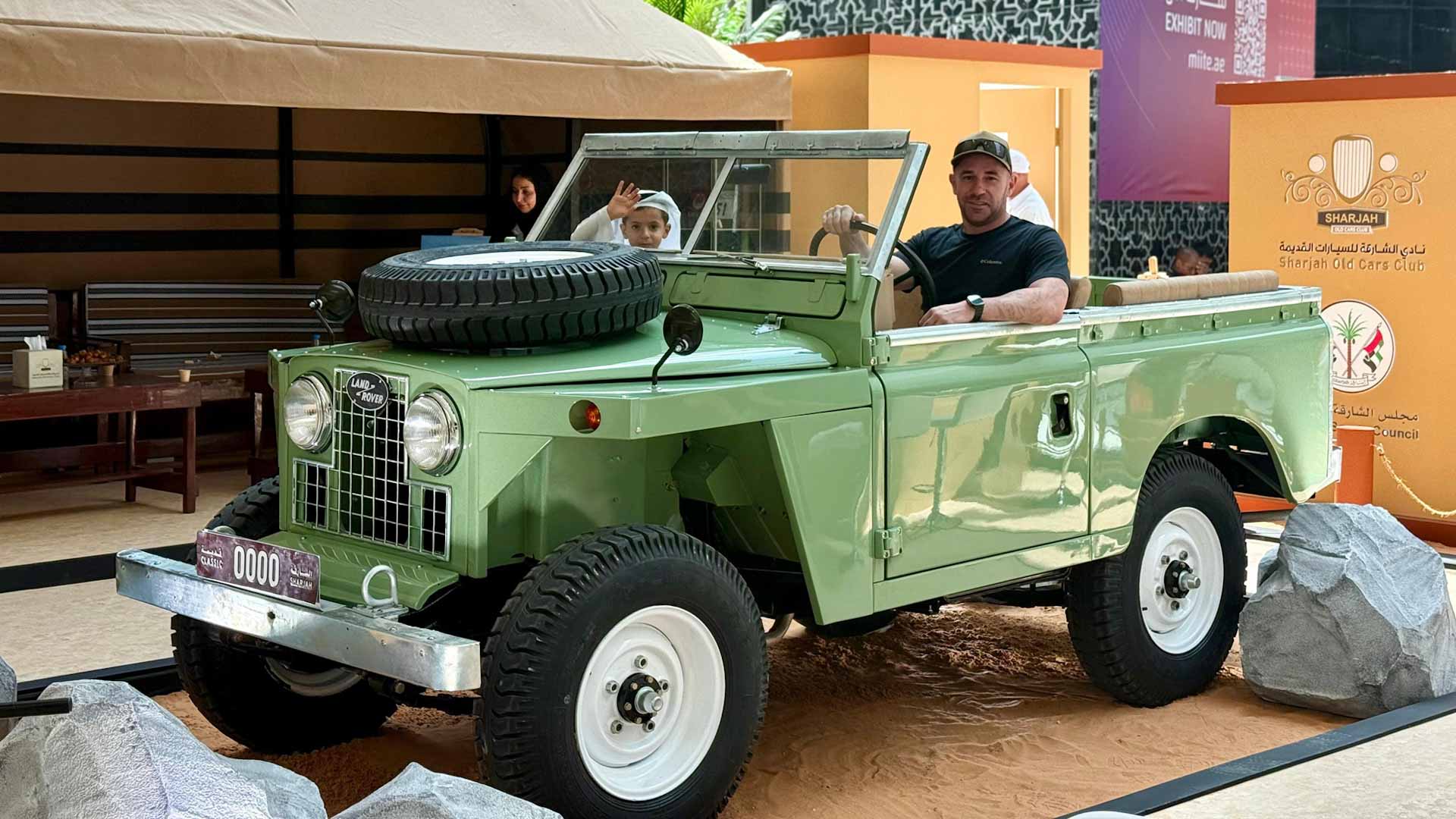 ADIHEX visitors flock to vintage Land Rover at SCC pavilion