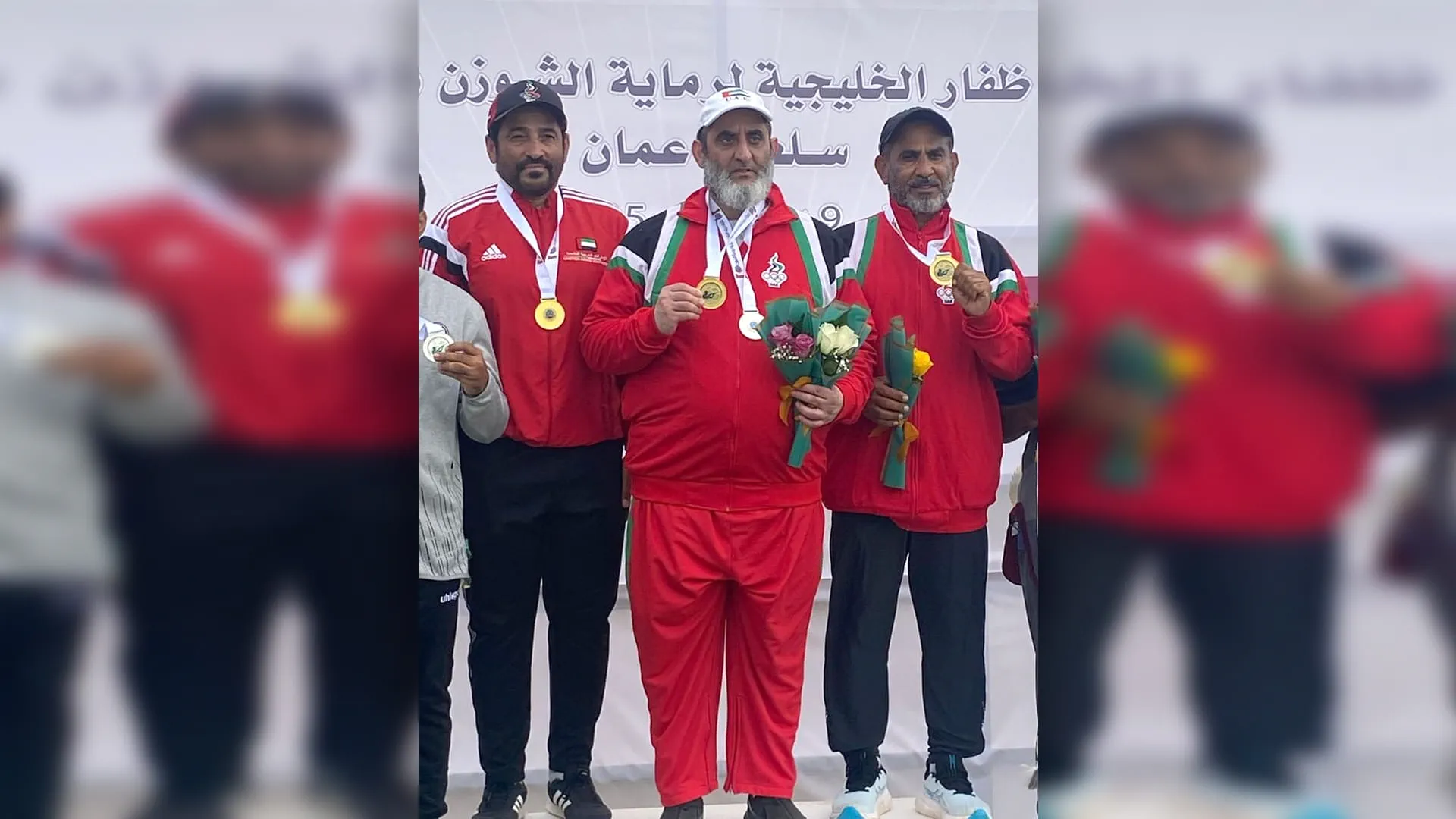 UAE team wins gold at Dhofar Gulf Shooting Championship for Skeet