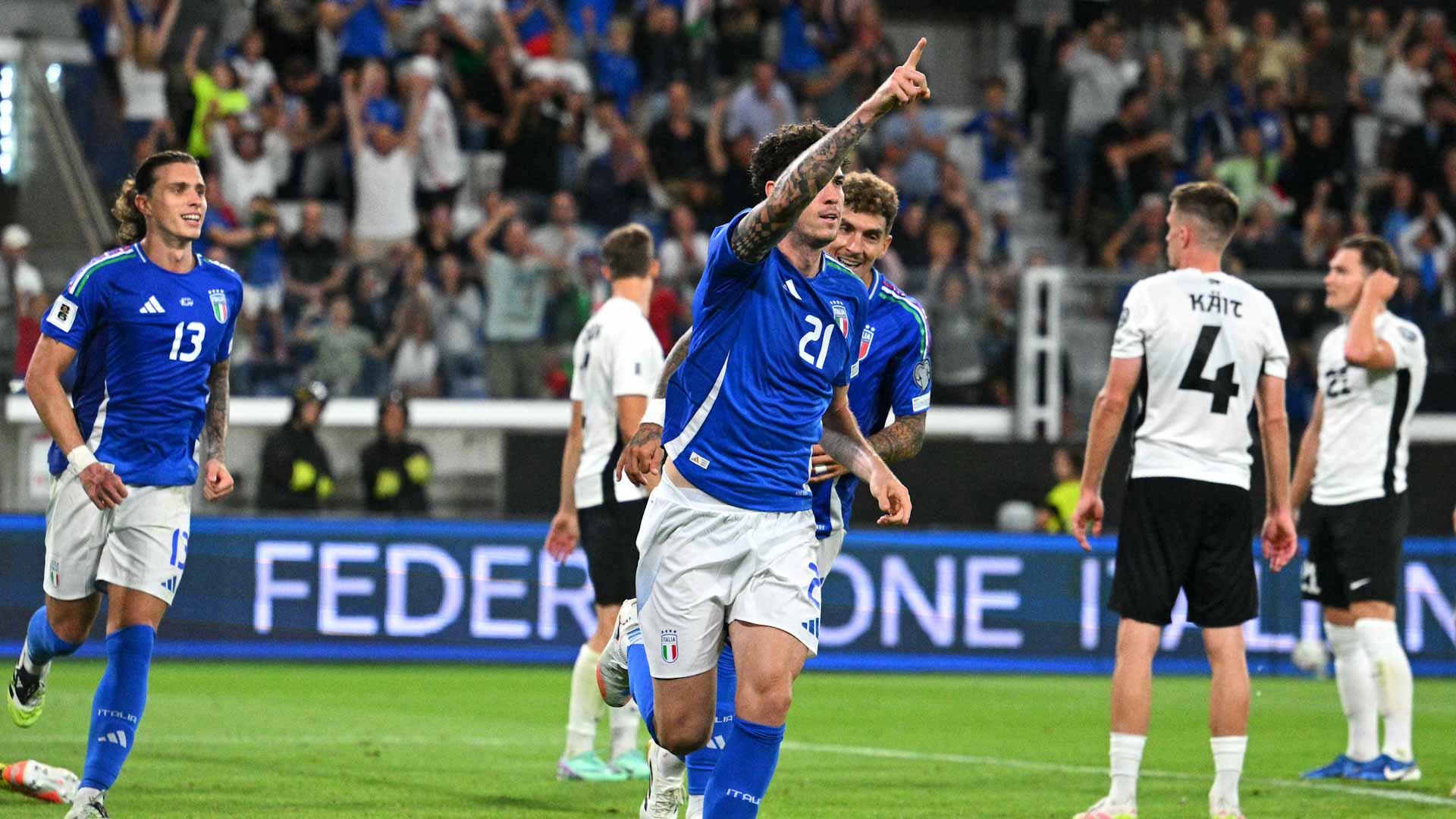 إيطاليا تقسو على إستونيا في تصفيات المونديال  