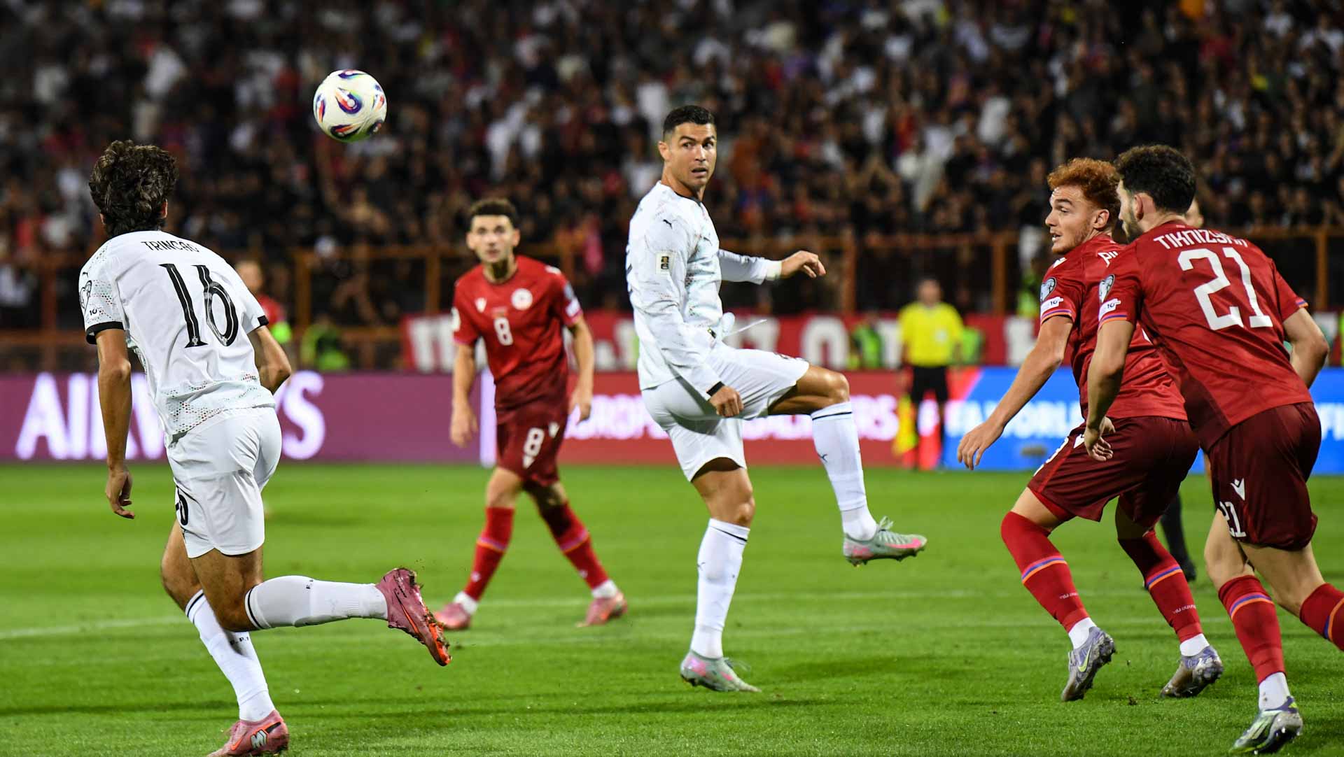 Ronaldo leads Portugal to big win over Armenia