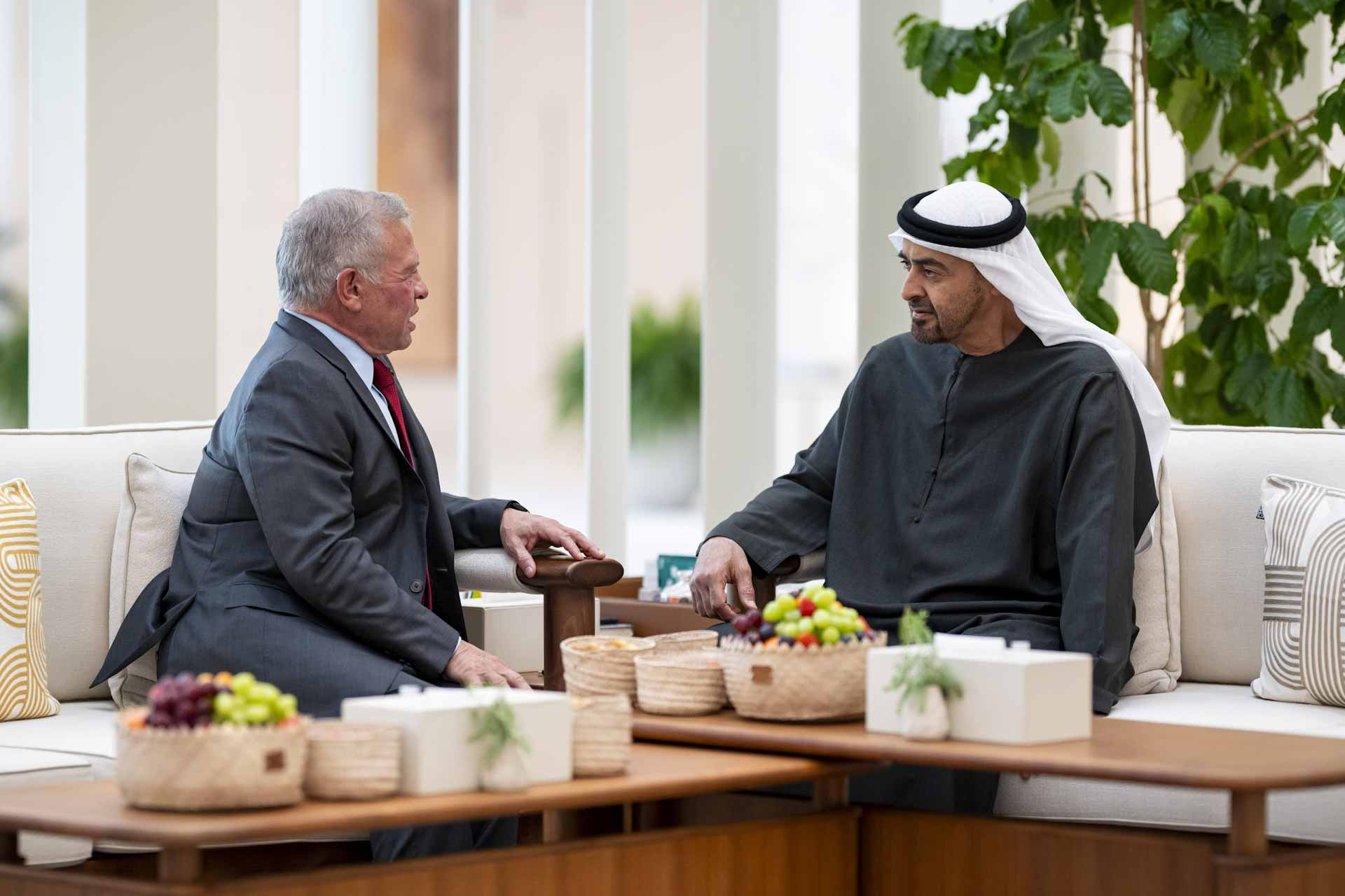 UAE President, King of Jordan discuss fraternal ties