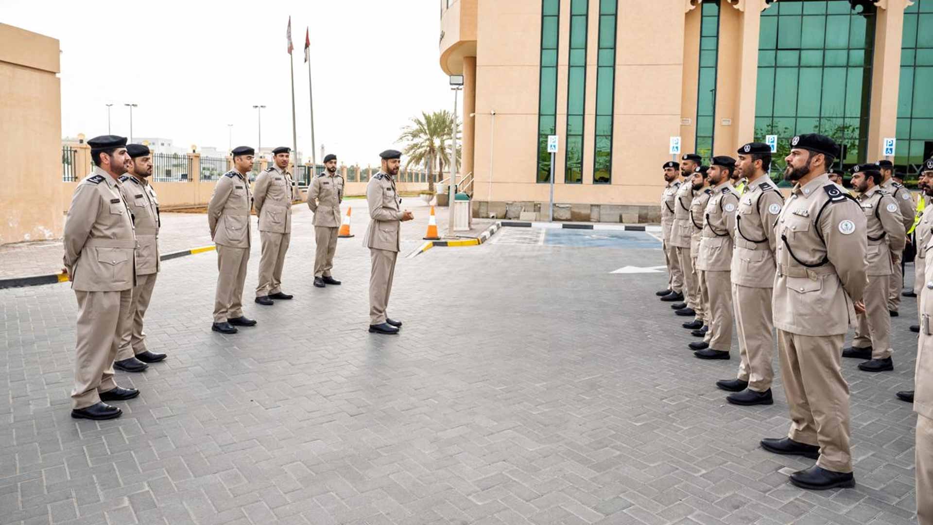 مدير عام إدارة مراكز الشرطة الشاملة يتفقد مركز شرطة كلباء الشامل 