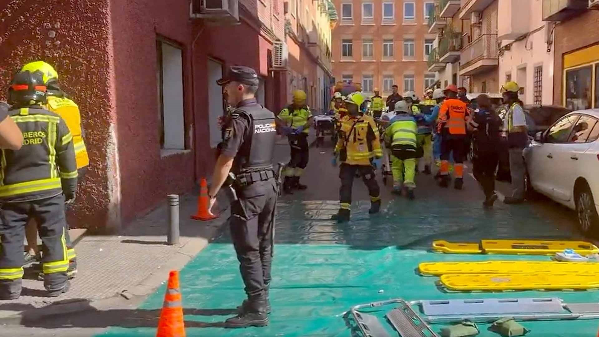 مدريد: إصابة 21 شخصاً في انفجار مقهى