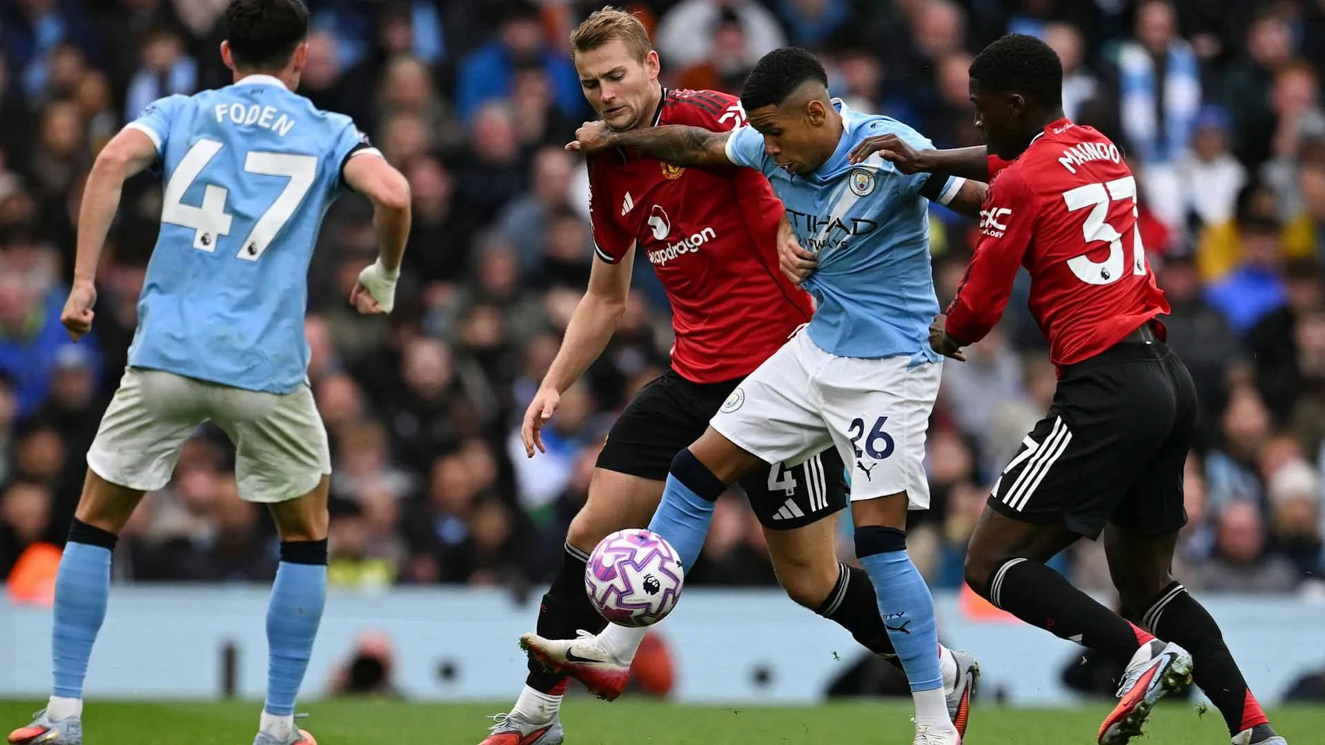 Haaland-inspired Man City inflict Derby demolition on Man Utd