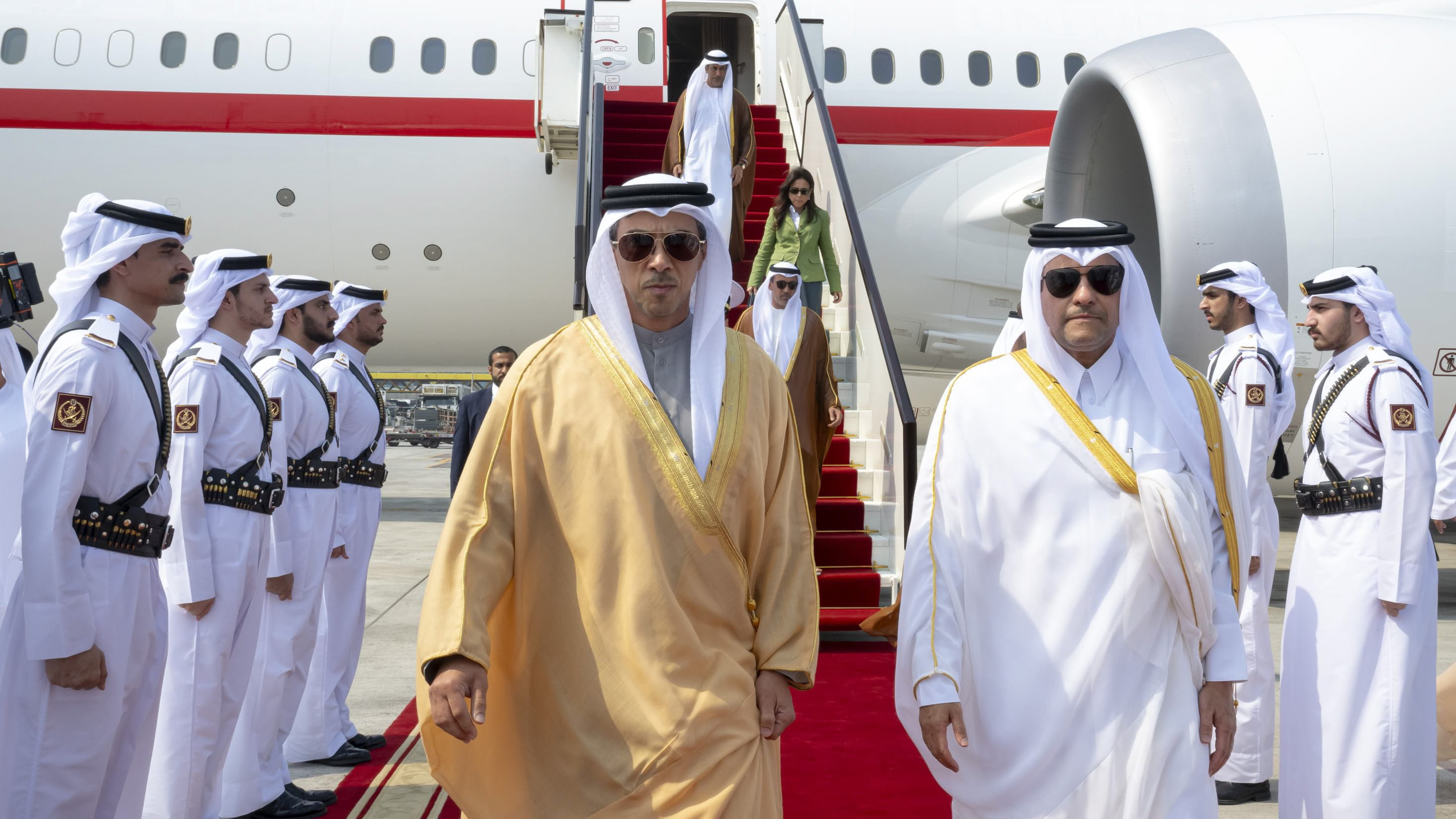 Mansour bin Zayed arrives in Doha to lead UAE delegation