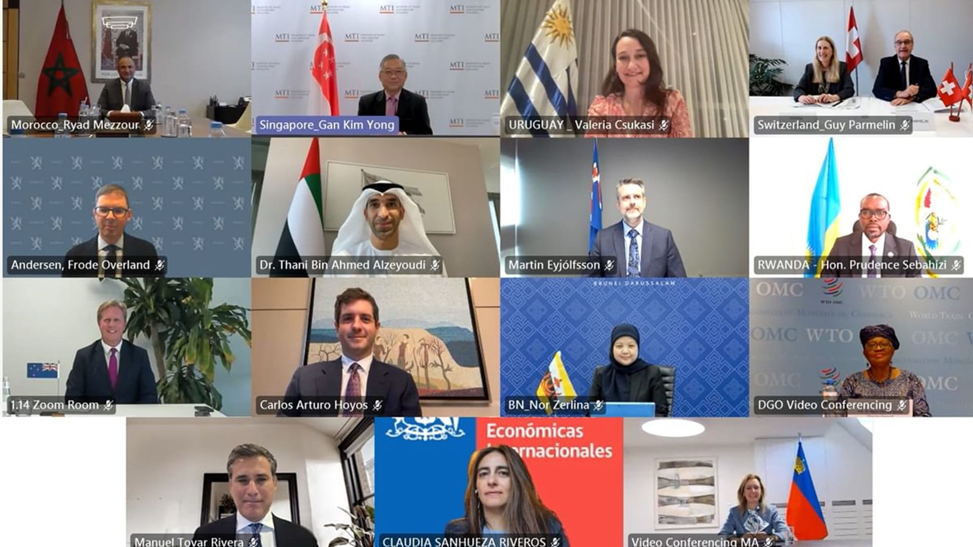 الإمارات و13 دولة تطلق مبادرة "شراكة مستقبل الاستثمار والتجارة"