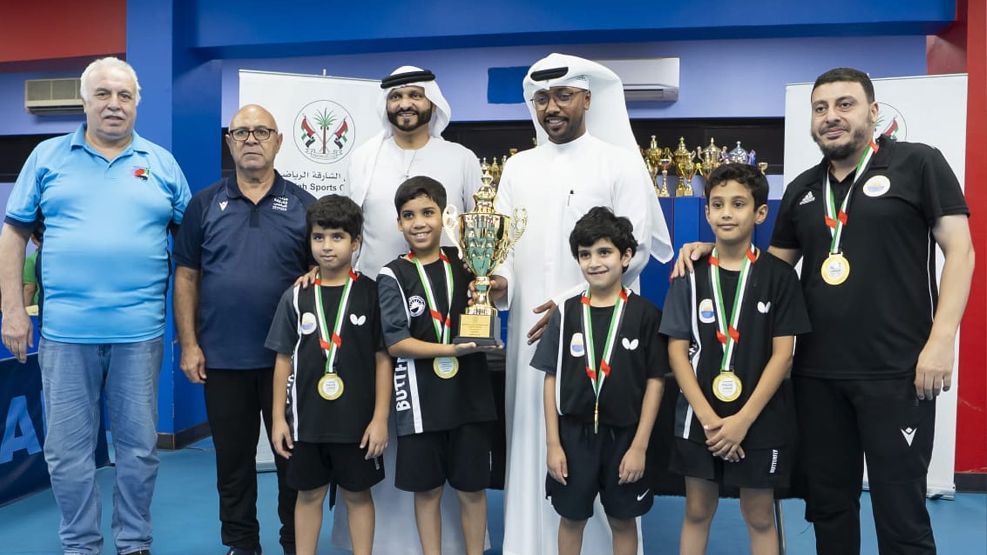 Sharjah Club triumphs in Junior Table Tennis Championship 