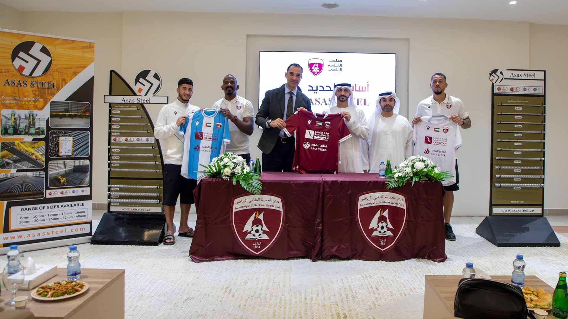 الحمرية يتعاقد مع "أساس للحديد" كراعٍ للفريق الأول