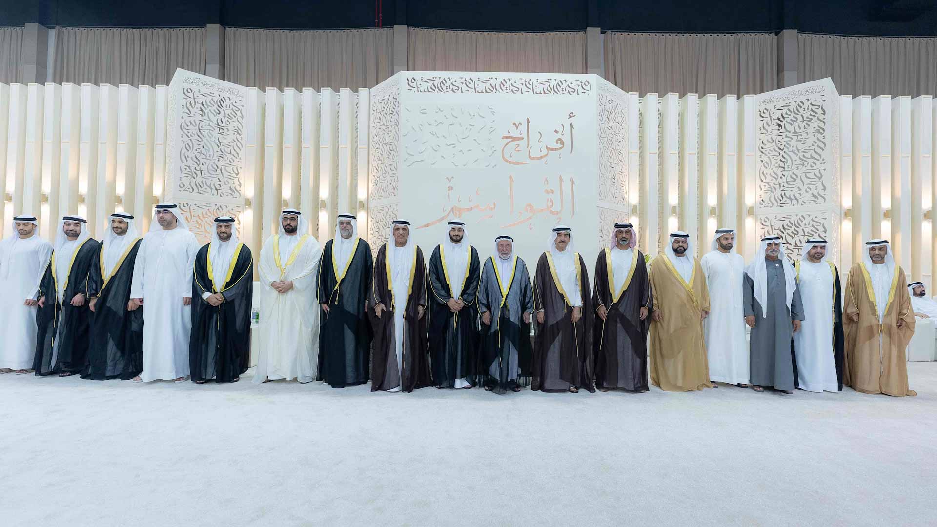 Sharjah, UAQ, RAK Rulers attend Ahmed bin Sultan's wedding