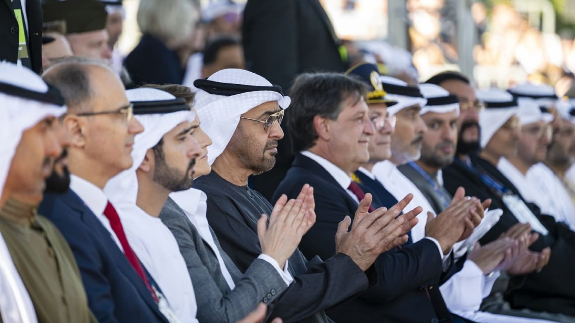 UAE and Serbian Presidents attend national parade in Belgrade